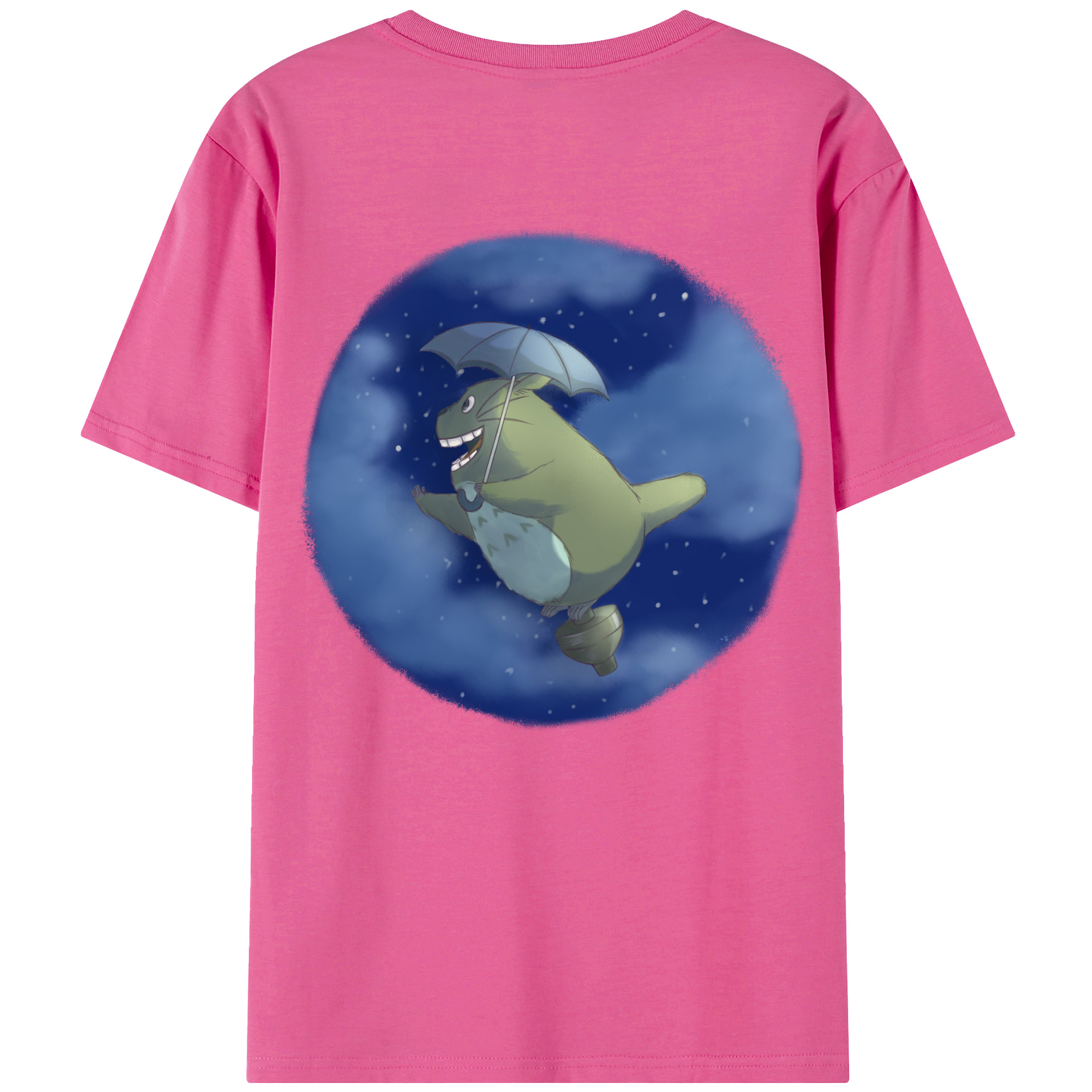 （画像用） となりのトトロ 草壁メイ 草壁サツキ My Neighbor Totoro Satsuki Kusakabe Mei Kusakabe レディース半袖Tシャツ(バックプリント)