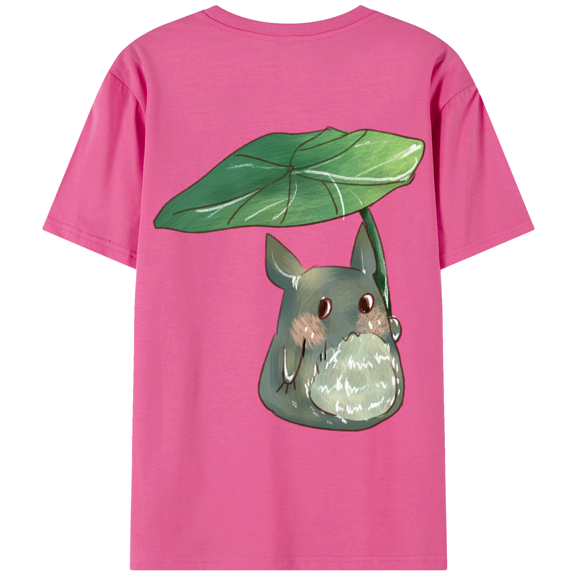 （画像用） となりのトトロ 草壁メイ 草壁サツキ My Neighbor Totoro Satsuki Kusakabe Mei Kusakabe レディース半袖Tシャツ(バックプリント)