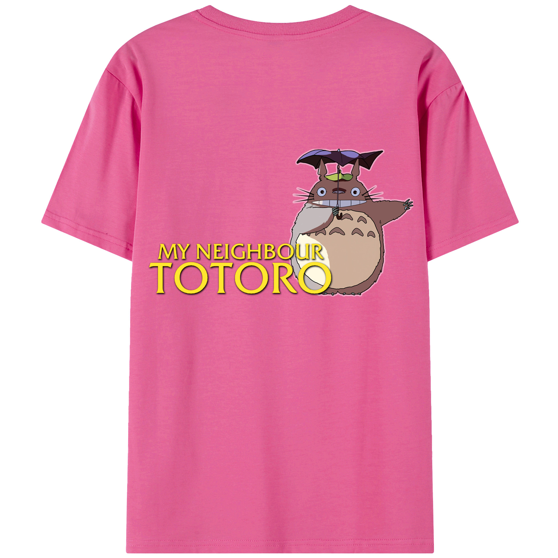 （画像用） となりのトトロ 草壁メイ 草壁サツキ My Neighbor Totoro Satsuki Kusakabe Mei Kusakabe レディース半袖Tシャツ(バックプリント)