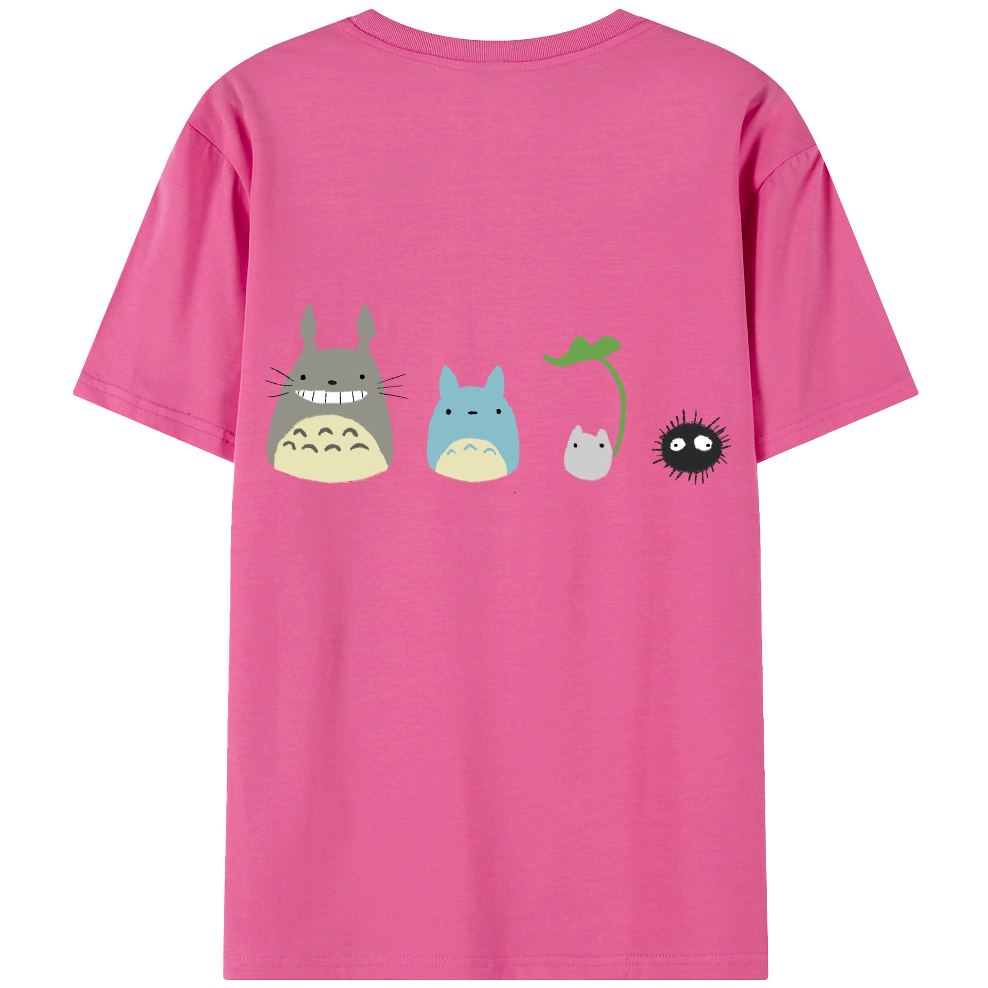 （画像用） となりのトトロ 草壁メイ 草壁サツキ My Neighbor Totoro Satsuki Kusakabe Mei Kusakabe レディース半袖Tシャツ(バックプリント)
