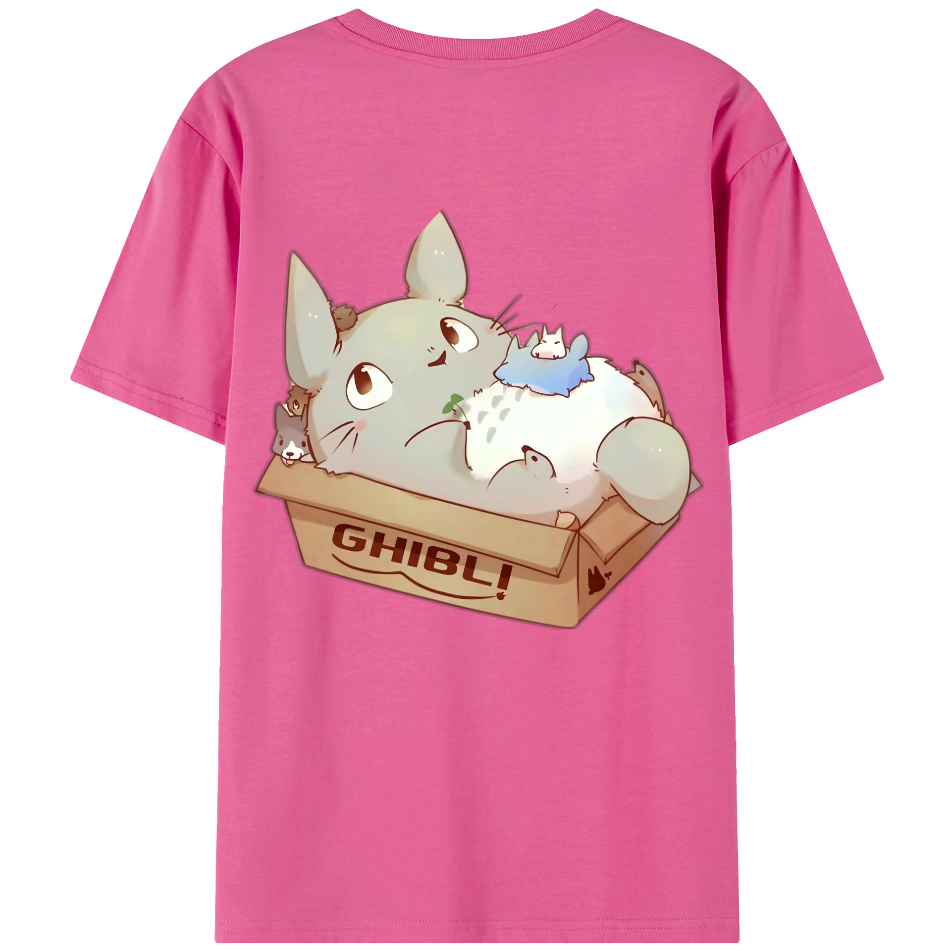 （画像用） となりのトトロ 草壁メイ 草壁サツキ My Neighbor Totoro Satsuki Kusakabe Mei Kusakabe レディース半袖Tシャツ(バックプリント)