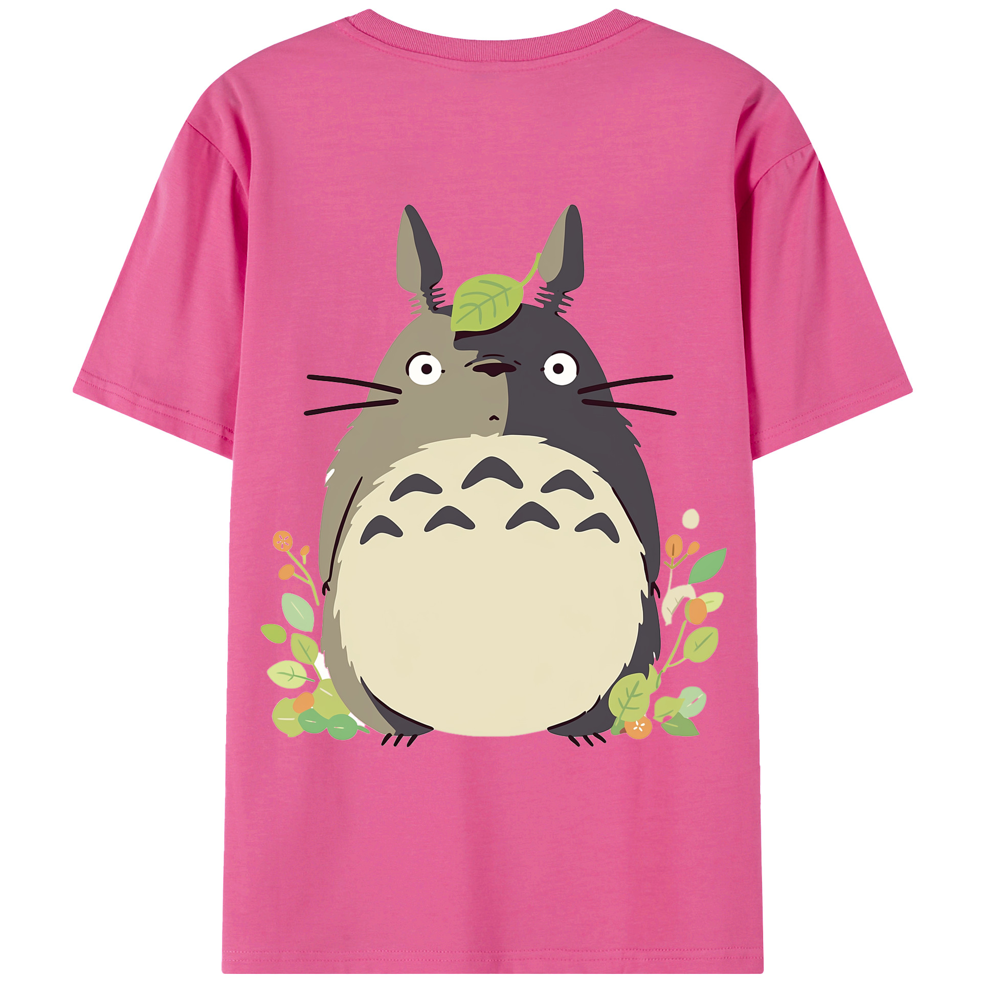 （画像用） となりのトトロ 草壁メイ 草壁サツキ My Neighbor Totoro Satsuki Kusakabe Mei Kusakabe レディース半袖Tシャツ(バックプリント)