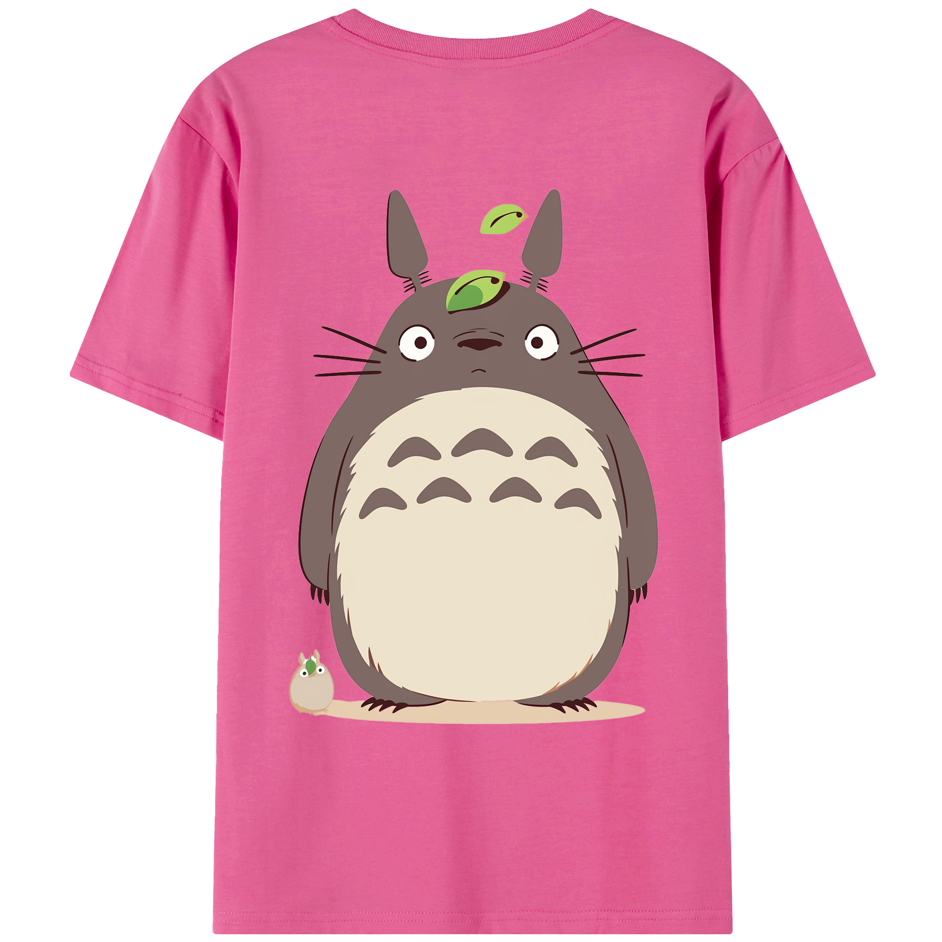 （画像用） となりのトトロ 草壁メイ 草壁サツキ My Neighbor Totoro Satsuki Kusakabe Mei Kusakabe レディース半袖Tシャツ(バックプリント)