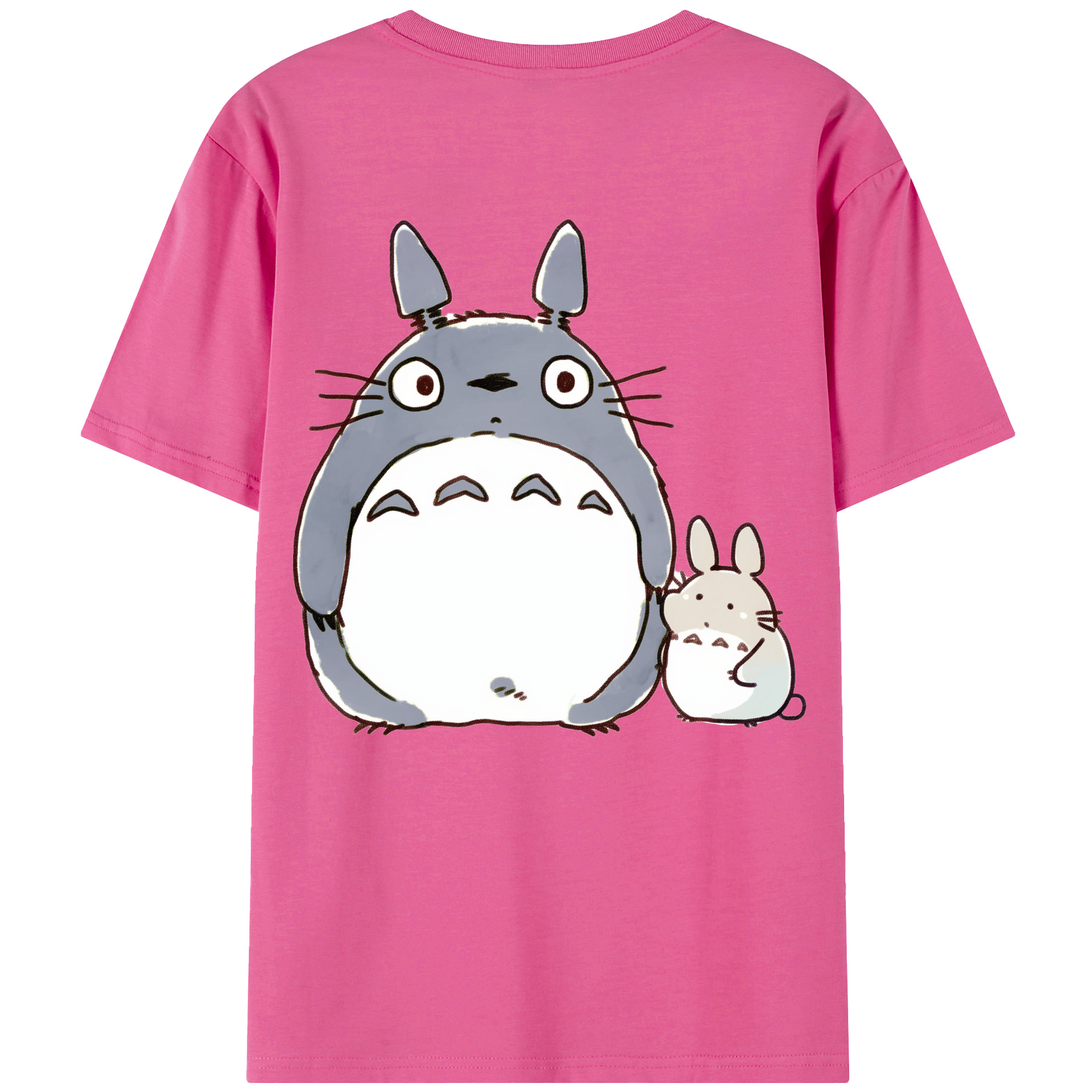 （画像用） となりのトトロ 草壁メイ 草壁サツキ My Neighbor Totoro Satsuki Kusakabe Mei Kusakabe レディース半袖Tシャツ(バックプリント)