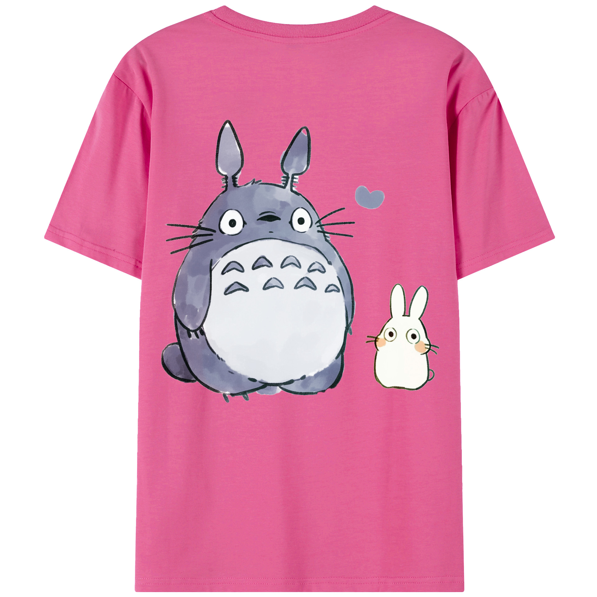 （画像用） となりのトトロ 草壁メイ 草壁サツキ My Neighbor Totoro Satsuki Kusakabe Mei Kusakabe レディース半袖Tシャツ(バックプリント)