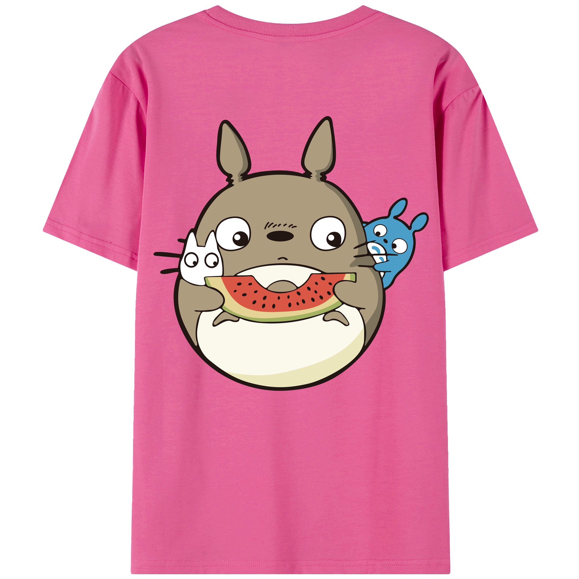 （画像用） となりのトトロ 草壁メイ 草壁サツキ My Neighbor Totoro Satsuki Kusakabe Mei Kusakabe レディース半袖Tシャツ(バックプリント)