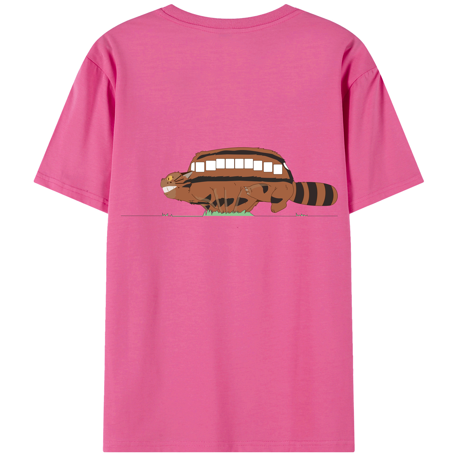 （画像用） となりのトトロ 草壁メイ 草壁サツキ My Neighbor Totoro Satsuki Kusakabe Mei Kusakabe レディース半袖Tシャツ(バックプリント)