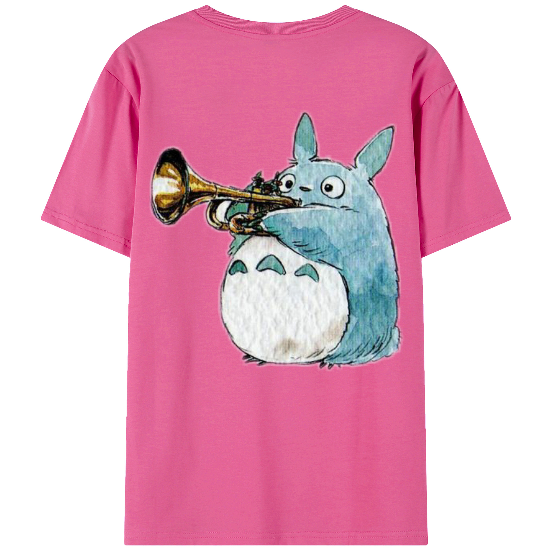（画像用） となりのトトロ 草壁メイ 草壁サツキ My Neighbor Totoro Satsuki Kusakabe Mei Kusakabe レディース半袖Tシャツ(バックプリント)