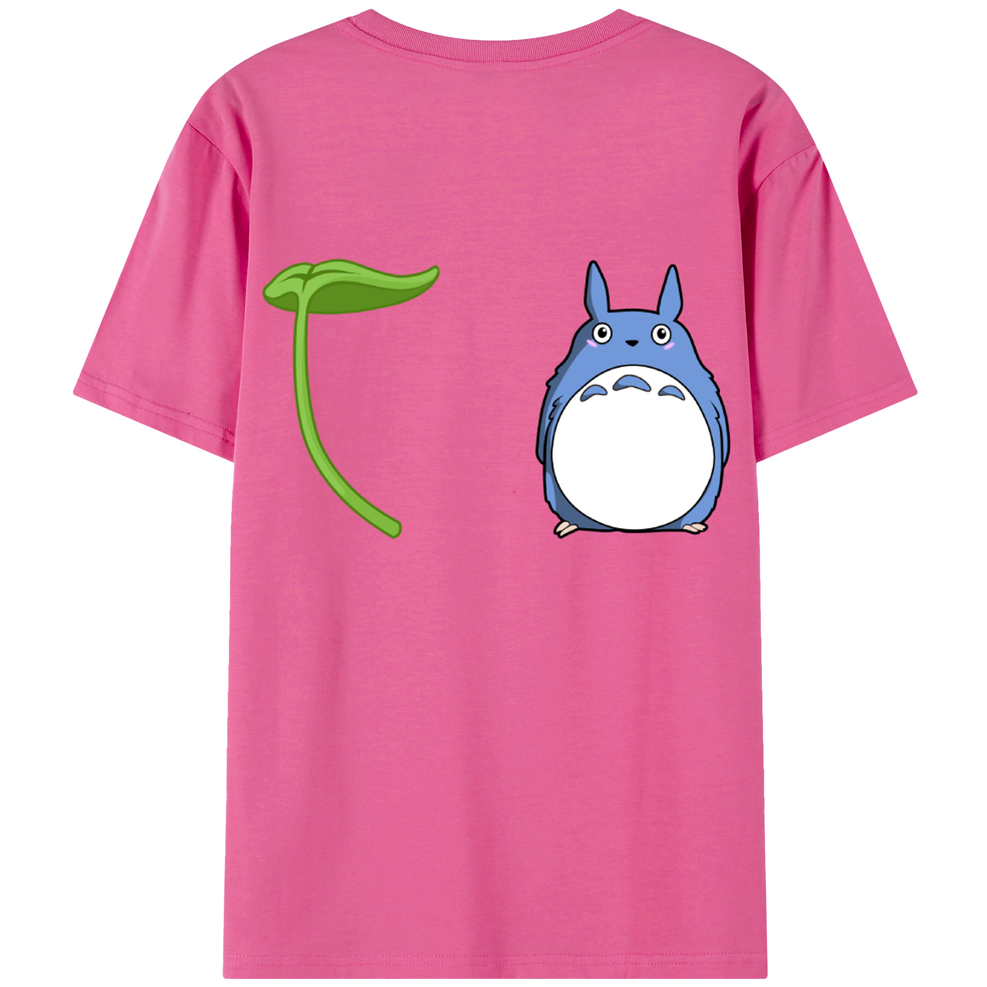 （画像用） となりのトトロ 草壁メイ 草壁サツキ My Neighbor Totoro Satsuki Kusakabe Mei Kusakabe レディース半袖Tシャツ(バックプリント)