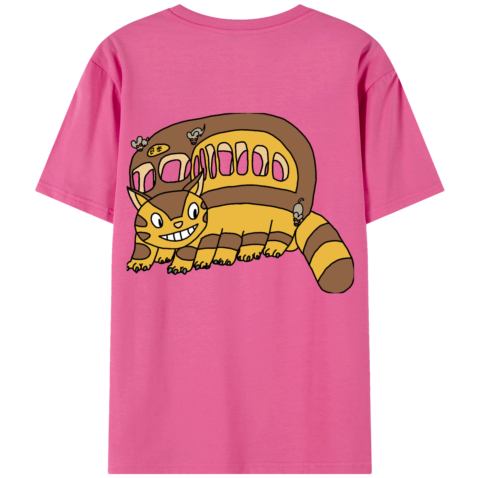 （画像用） となりのトトロ 草壁メイ 草壁サツキ My Neighbor Totoro Satsuki Kusakabe Mei Kusakabe レディース半袖Tシャツ(バックプリント)