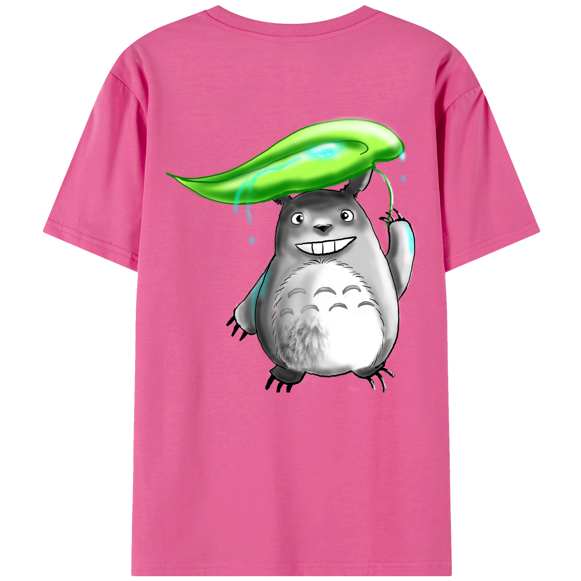 （画像用） となりのトトロ 草壁メイ 草壁サツキ My Neighbor Totoro Satsuki Kusakabe Mei Kusakabe レディース半袖Tシャツ(バックプリント)