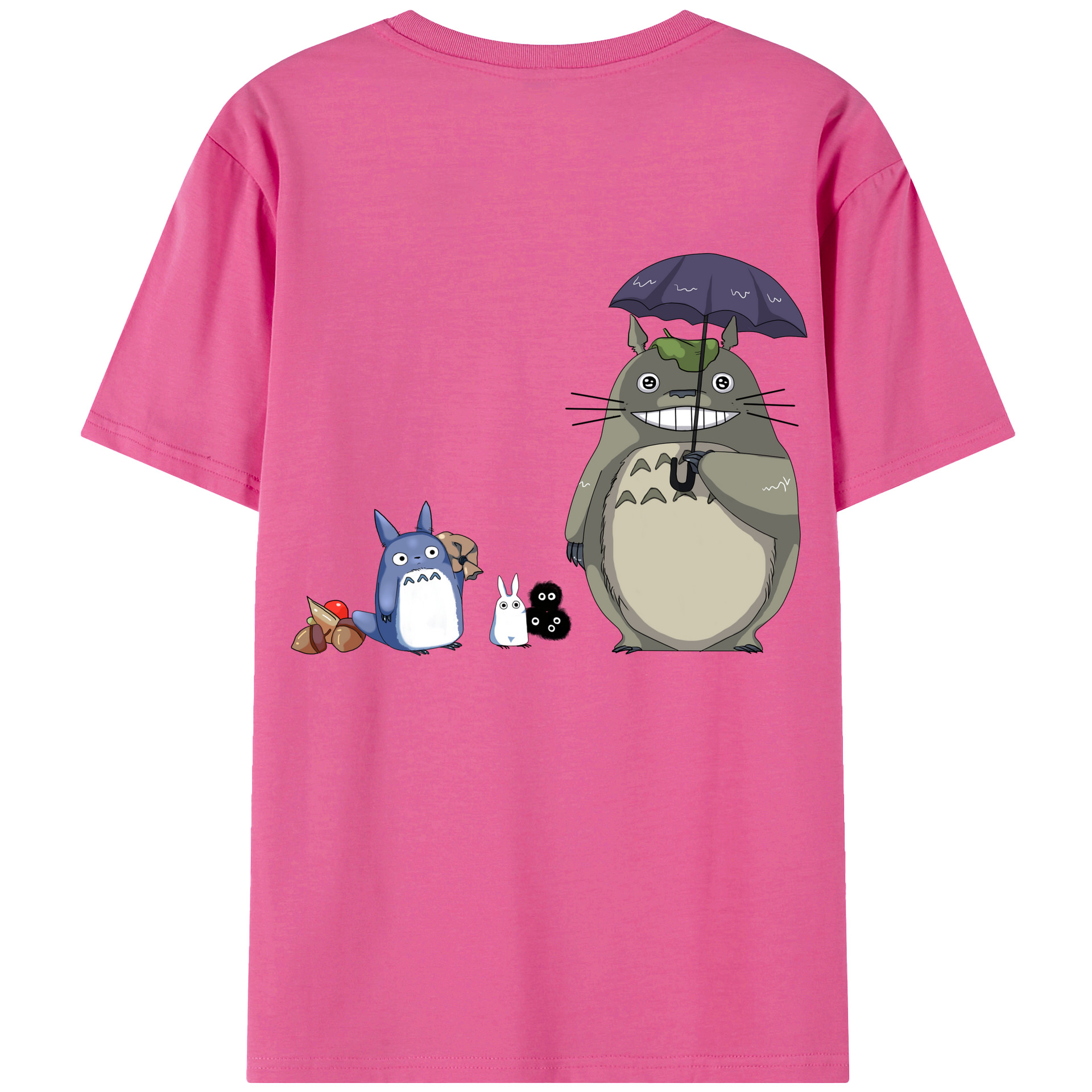 （画像用） となりのトトロ 草壁メイ 草壁サツキ My Neighbor Totoro Satsuki Kusakabe Mei Kusakabe レディース半袖Tシャツ(バックプリント)