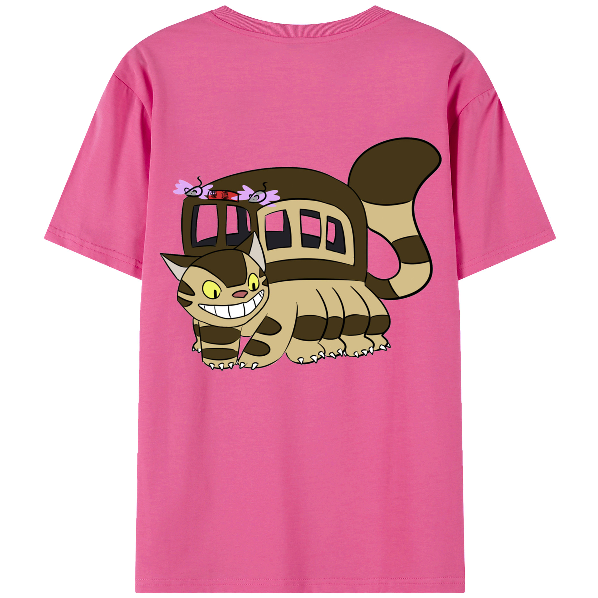 （画像用） となりのトトロ 草壁メイ 草壁サツキ My Neighbor Totoro Satsuki Kusakabe Mei Kusakabe レディース半袖Tシャツ(バックプリント)