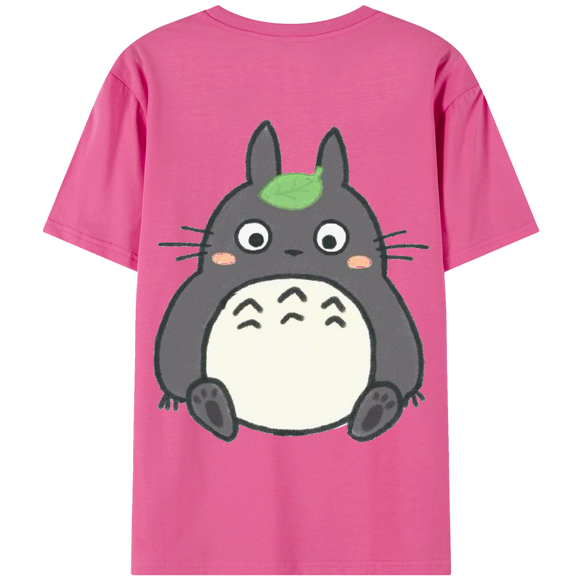（画像用） となりのトトロ 草壁メイ 草壁サツキ My Neighbor Totoro Satsuki Kusakabe Mei Kusakabe レディース半袖Tシャツ(バックプリント)