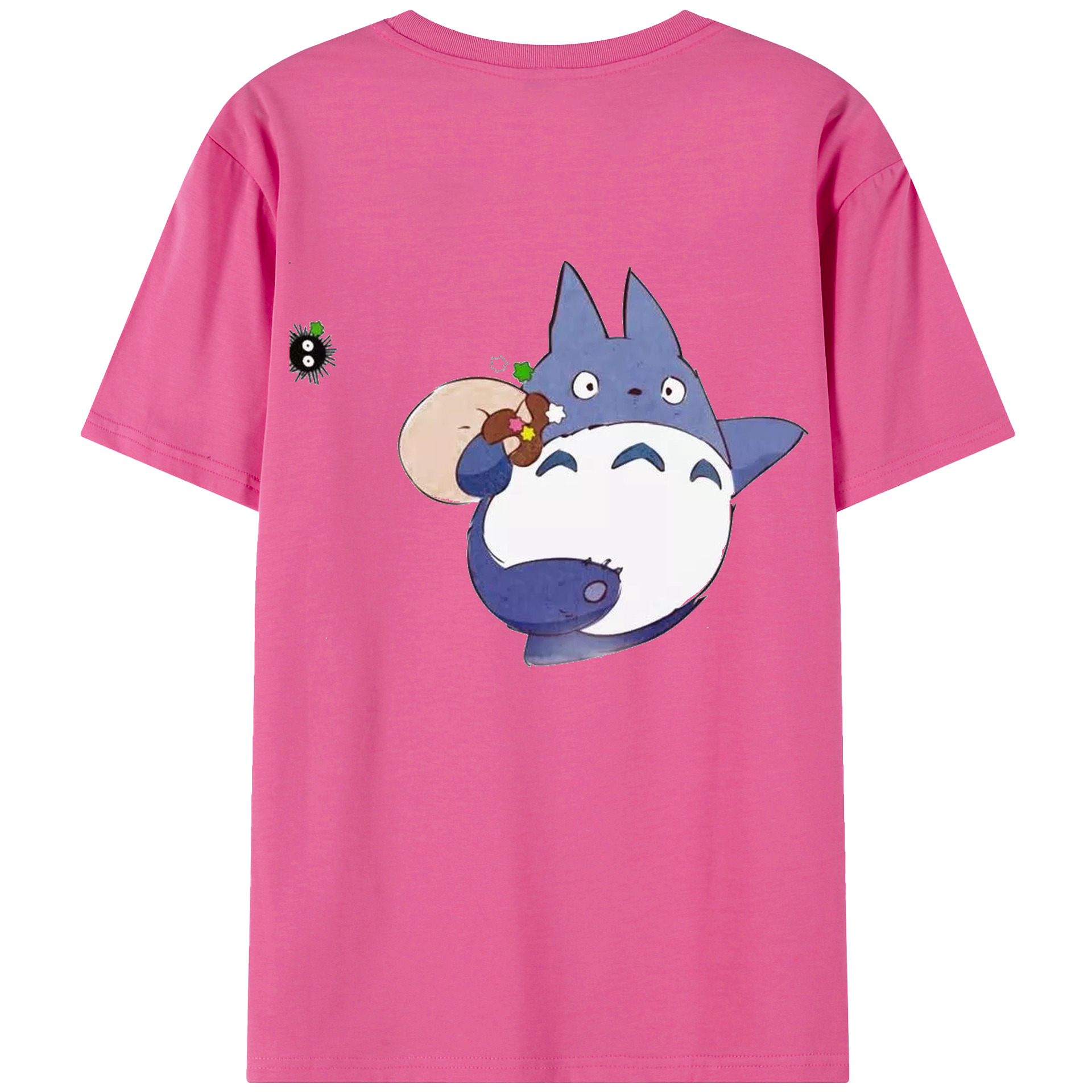（画像用） となりのトトロ 草壁メイ 草壁サツキ My Neighbor Totoro Satsuki Kusakabe Mei Kusakabe レディース半袖Tシャツ(バックプリント)