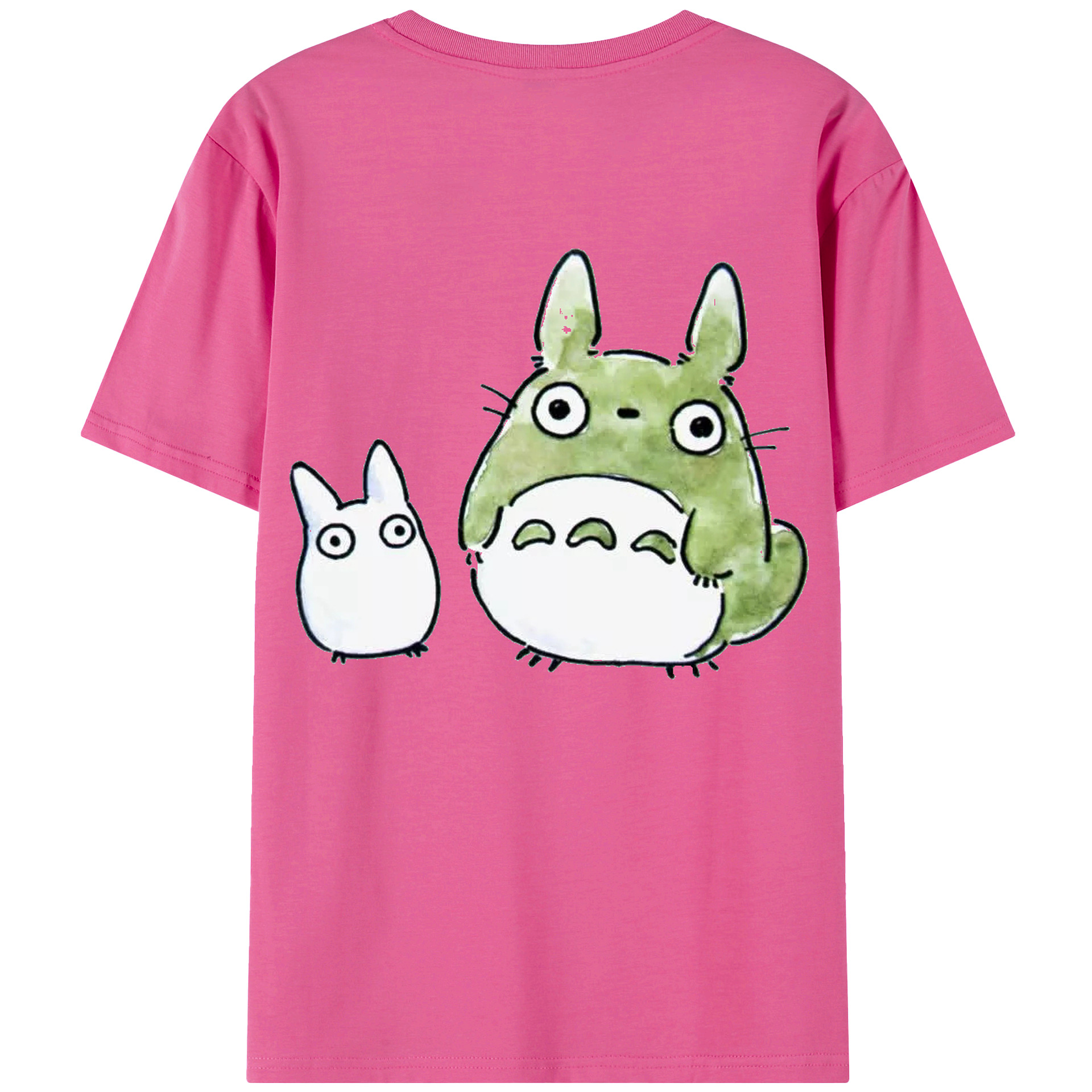 （画像用） となりのトトロ 草壁メイ 草壁サツキ My Neighbor Totoro Satsuki Kusakabe Mei Kusakabe レディース半袖Tシャツ(バックプリント)