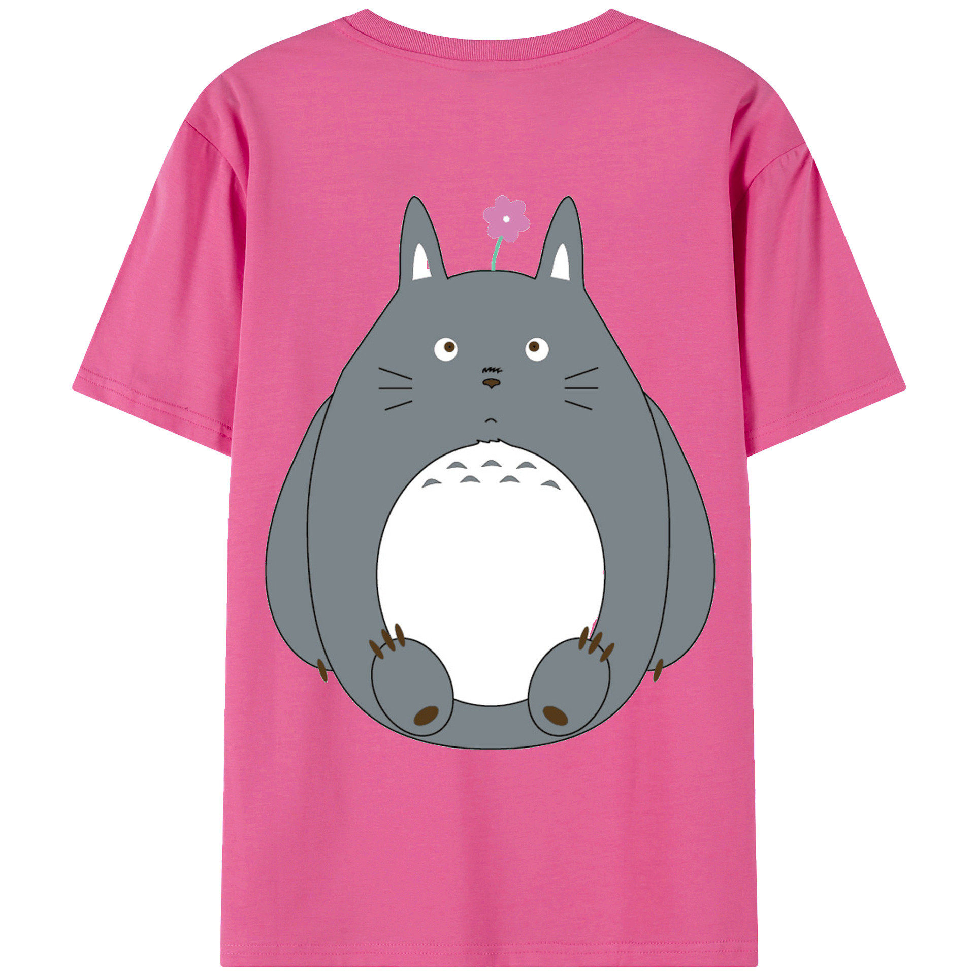 （画像用） となりのトトロ 草壁メイ 草壁サツキ My Neighbor Totoro Satsuki Kusakabe Mei Kusakabe レディース半袖Tシャツ(バックプリント)