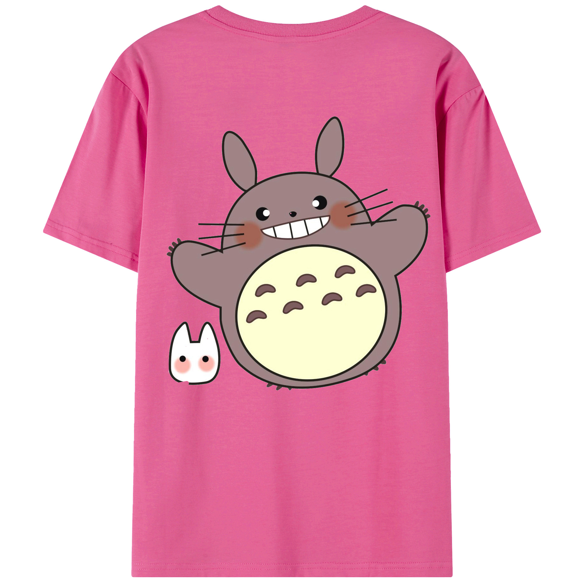 （画像用） となりのトトロ 草壁メイ 草壁サツキ My Neighbor Totoro Satsuki Kusakabe Mei Kusakabe レディース半袖Tシャツ(バックプリント)
