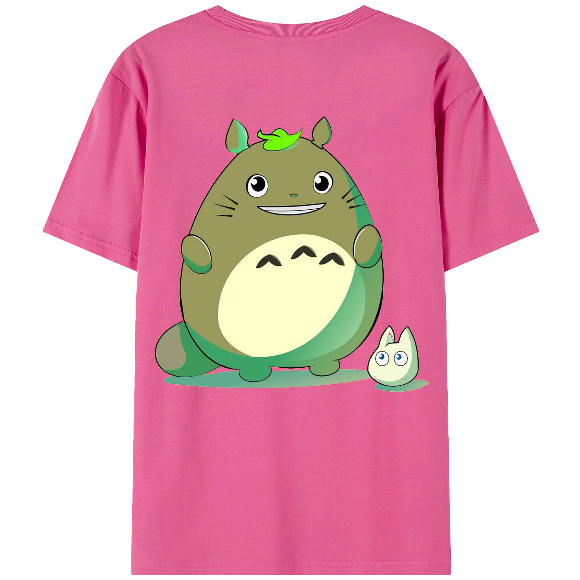 （画像用） となりのトトロ 草壁メイ 草壁サツキ My Neighbor Totoro Satsuki Kusakabe Mei Kusakabe レディース半袖Tシャツ(バックプリント)