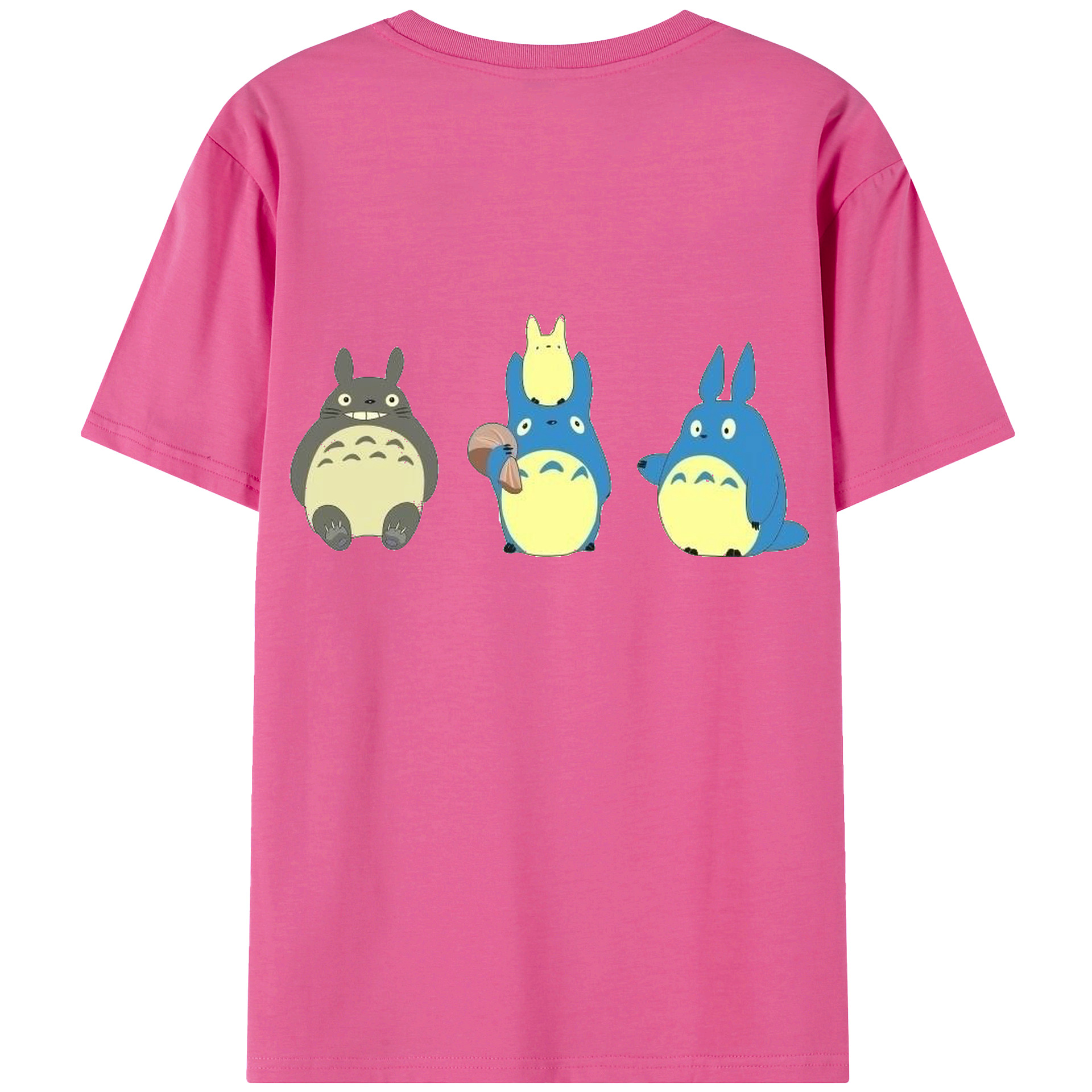 （画像用） となりのトトロ 草壁メイ 草壁サツキ My Neighbor Totoro Satsuki Kusakabe Mei Kusakabe レディース半袖Tシャツ(バックプリント)