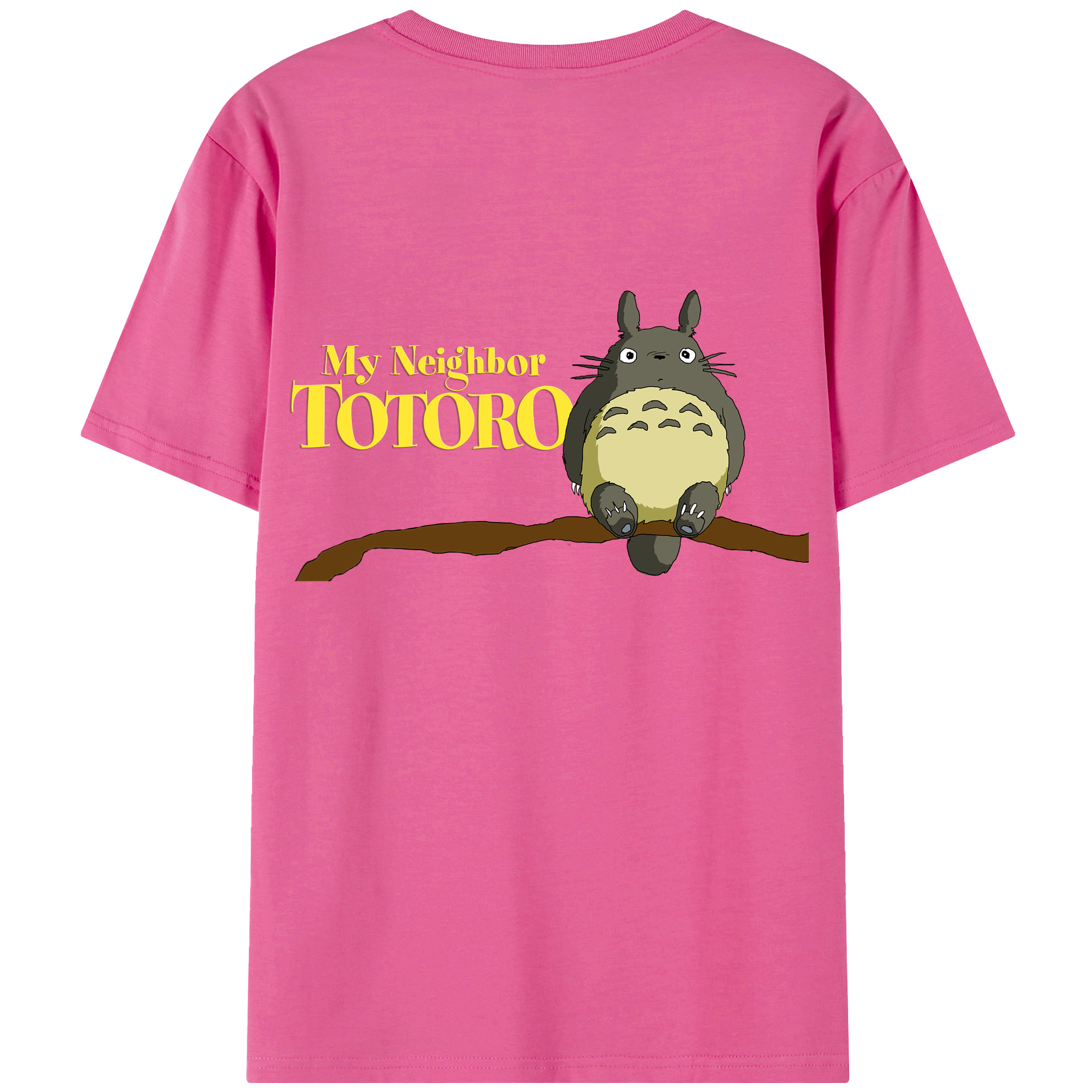 （画像用） となりのトトロ 草壁メイ 草壁サツキ My Neighbor Totoro Satsuki Kusakabe Mei Kusakabe レディース半袖Tシャツ(バックプリント)