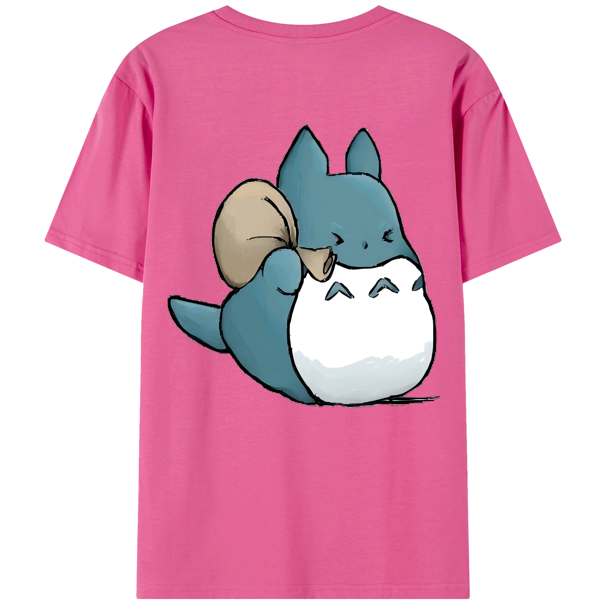（画像用） となりのトトロ 草壁メイ 草壁サツキ My Neighbor Totoro Satsuki Kusakabe Mei Kusakabe レディース半袖Tシャツ(バックプリント)
