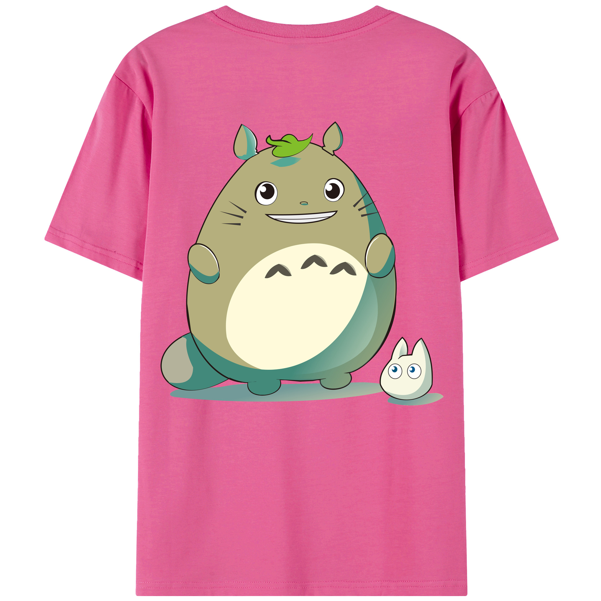 （画像用） となりのトトロ 草壁メイ 草壁サツキ My Neighbor Totoro Satsuki Kusakabe Mei Kusakabe レディース半袖Tシャツ(バックプリント)