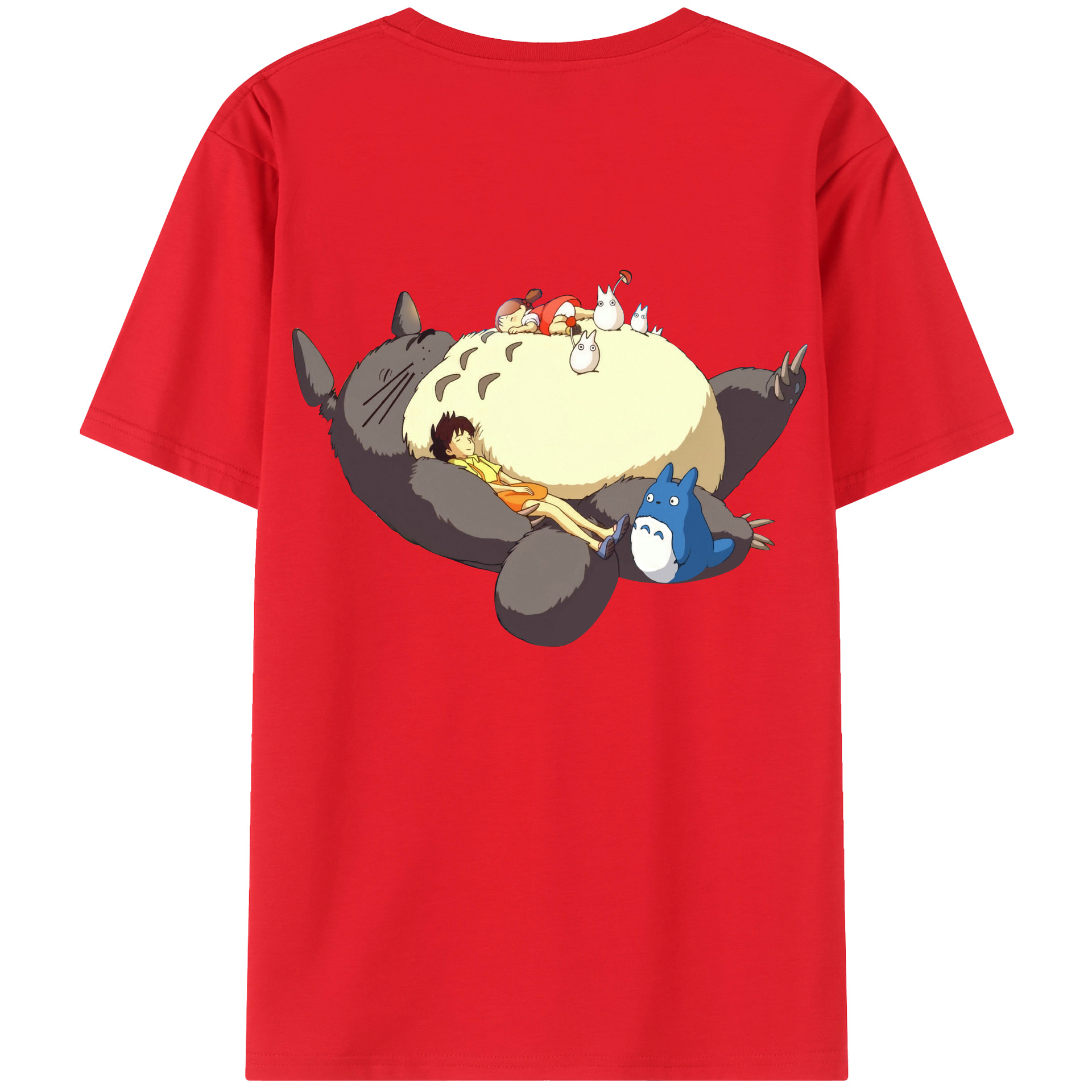 （画像用） となりのトトロ 草壁メイ 草壁サツキ My Neighbor Totoro Satsuki Kusakabe Mei Kusakabe レディース半袖Tシャツ(バックプリント)