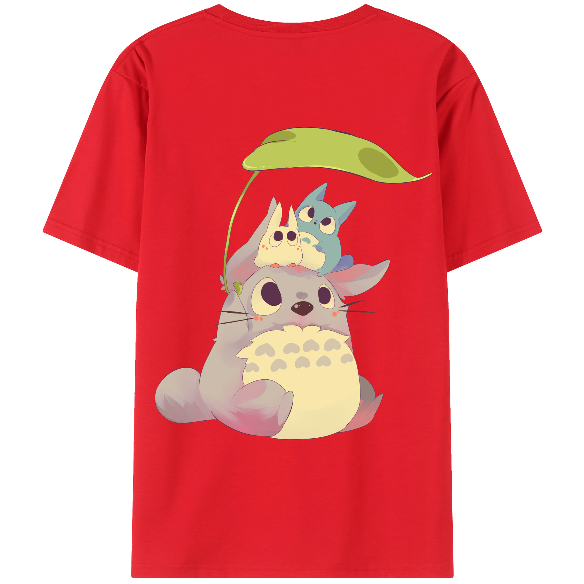 （画像用） となりのトトロ 草壁メイ 草壁サツキ My Neighbor Totoro Satsuki Kusakabe Mei Kusakabe レディース半袖Tシャツ(バックプリント)