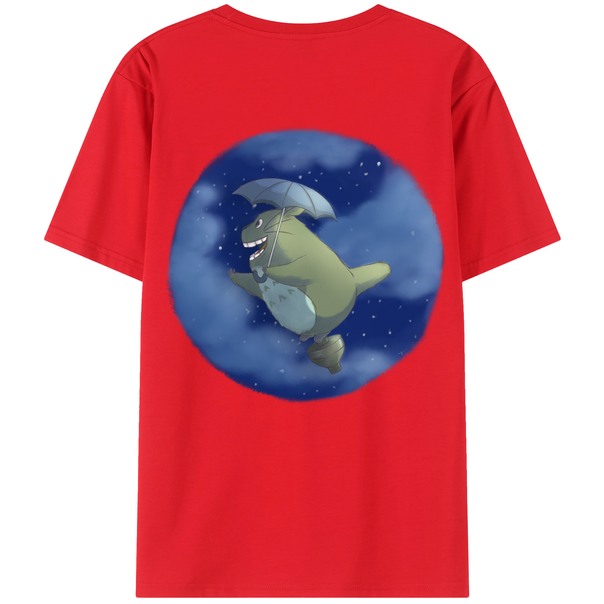 （画像用） となりのトトロ 草壁メイ 草壁サツキ My Neighbor Totoro Satsuki Kusakabe Mei Kusakabe レディース半袖Tシャツ(バックプリント)
