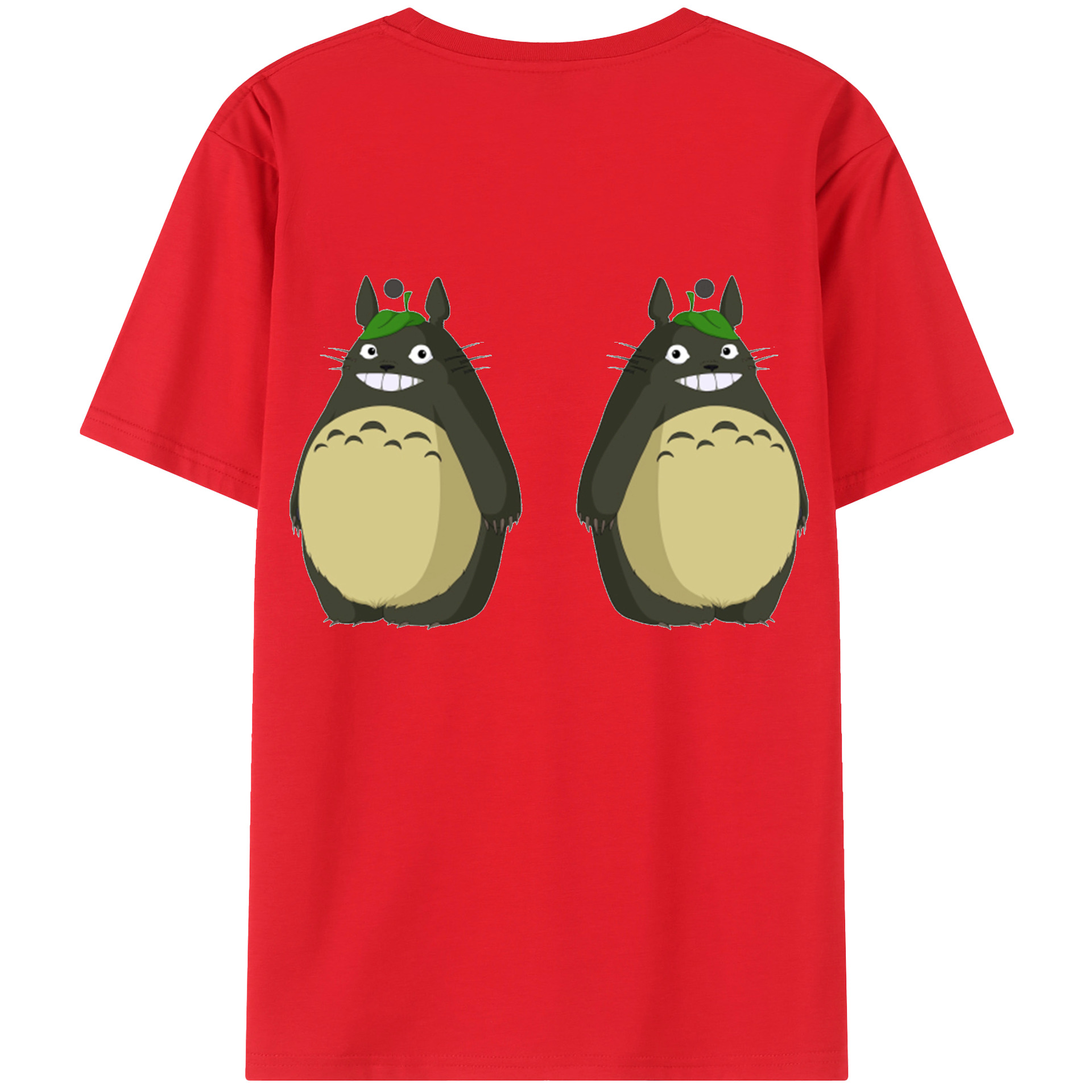 （画像用） となりのトトロ 草壁メイ 草壁サツキ My Neighbor Totoro Satsuki Kusakabe Mei Kusakabe レディース半袖Tシャツ(バックプリント)