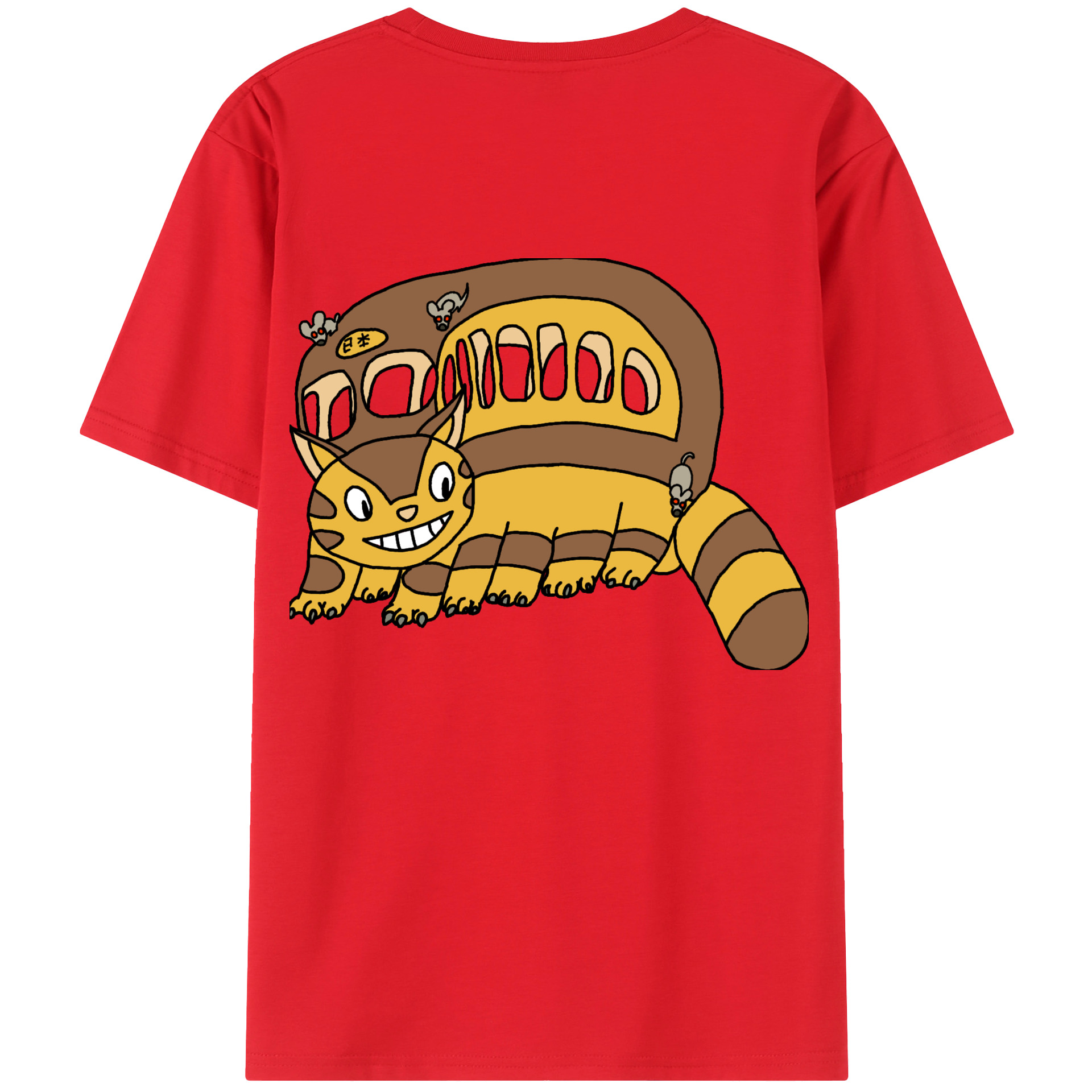 （画像用） となりのトトロ 草壁メイ 草壁サツキ My Neighbor Totoro Satsuki Kusakabe Mei Kusakabe レディース半袖Tシャツ(バックプリント)