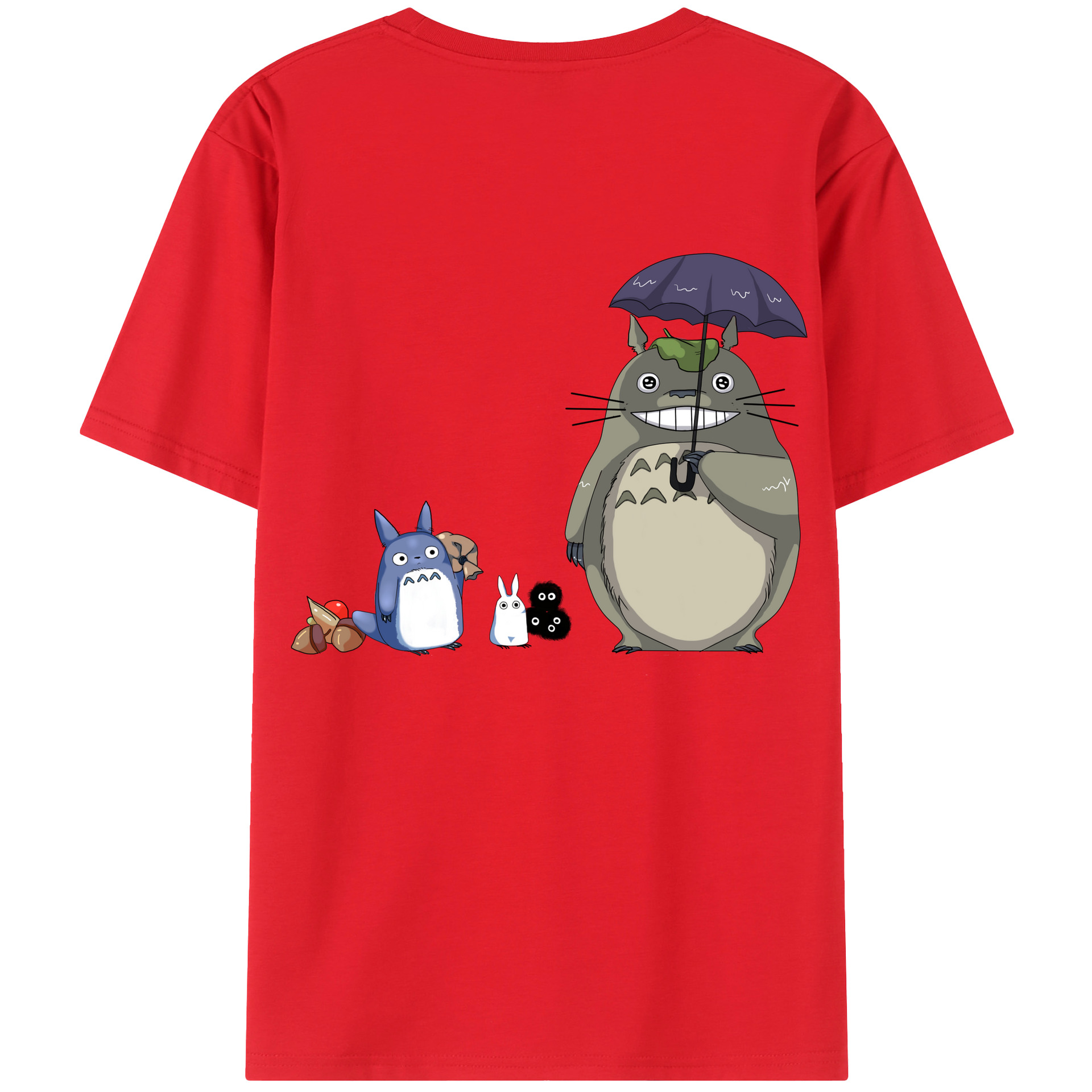 （画像用） となりのトトロ 草壁メイ 草壁サツキ My Neighbor Totoro Satsuki Kusakabe Mei Kusakabe レディース半袖Tシャツ(バックプリント)