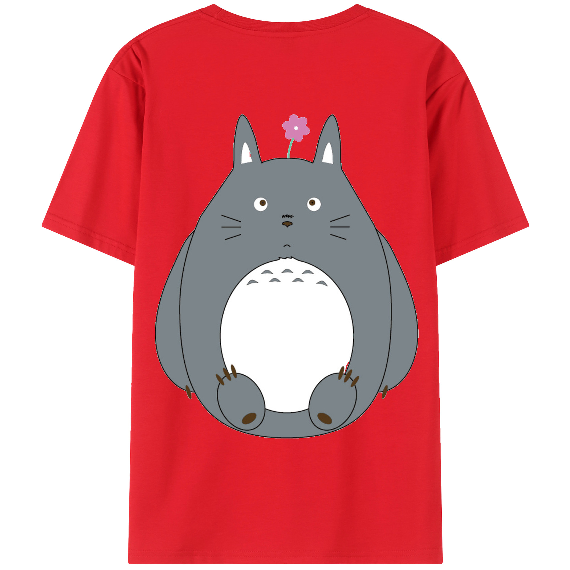（画像用） となりのトトロ 草壁メイ 草壁サツキ My Neighbor Totoro Satsuki Kusakabe Mei Kusakabe レディース半袖Tシャツ(バックプリント)