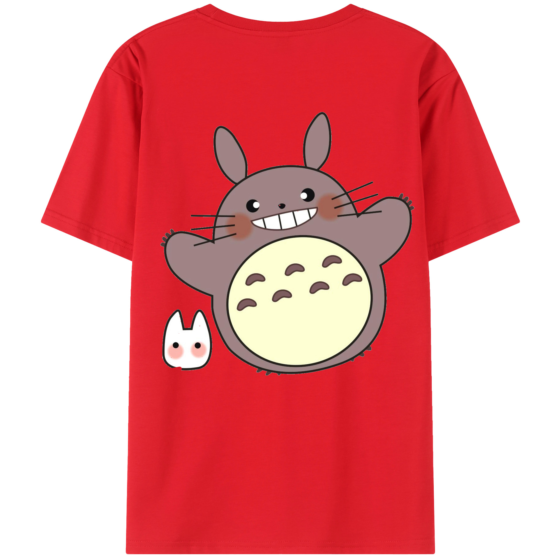 （画像用） となりのトトロ 草壁メイ 草壁サツキ My Neighbor Totoro Satsuki Kusakabe Mei Kusakabe レディース半袖Tシャツ(バックプリント)