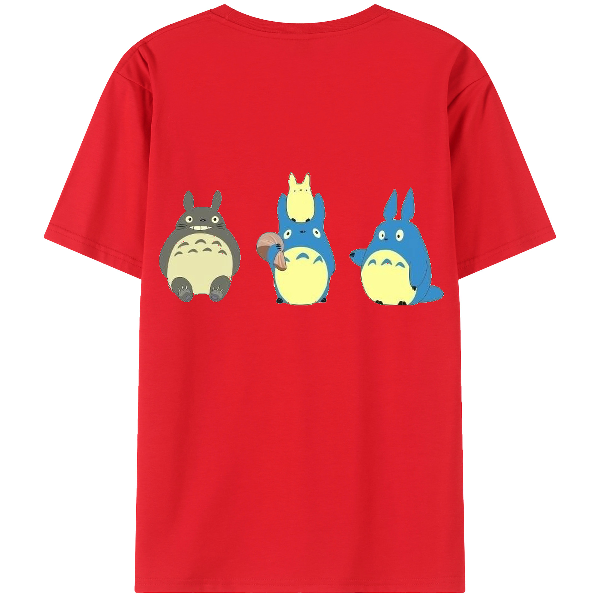 （画像用） となりのトトロ 草壁メイ 草壁サツキ My Neighbor Totoro Satsuki Kusakabe Mei Kusakabe レディース半袖Tシャツ(バックプリント)