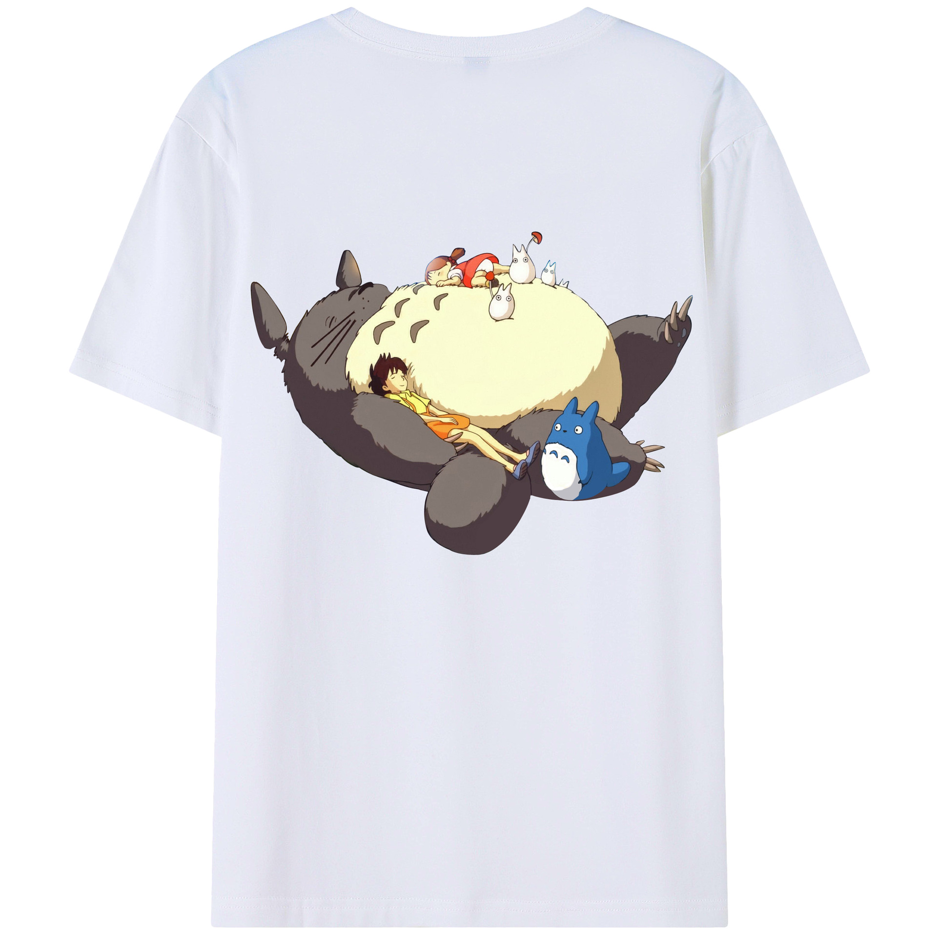 （画像用） となりのトトロ 草壁メイ 草壁サツキ My Neighbor Totoro Satsuki Kusakabe Mei Kusakabe レディース半袖Tシャツ(バックプリント)