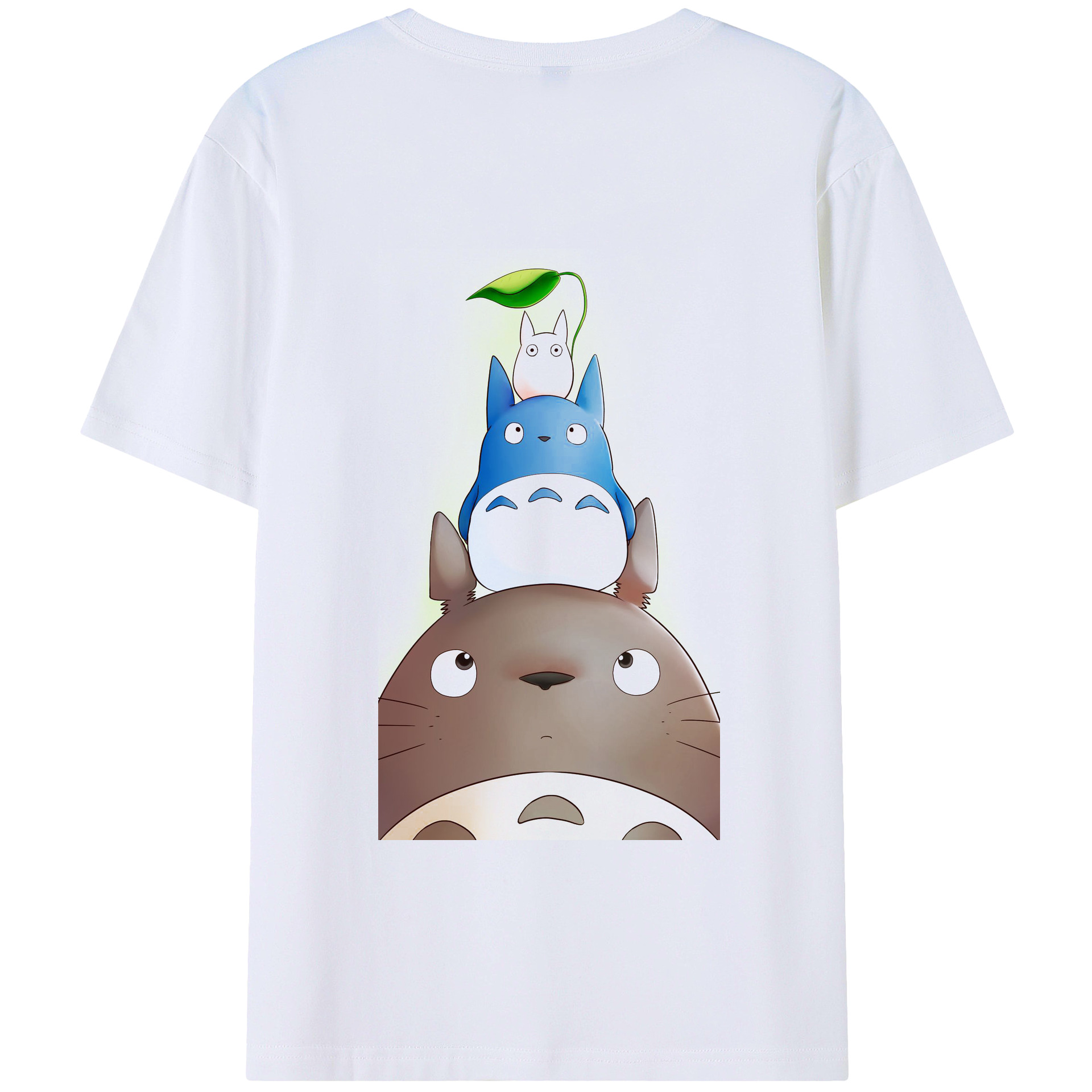 （画像用） となりのトトロ 草壁メイ 草壁サツキ My Neighbor Totoro Satsuki Kusakabe Mei Kusakabe レディース半袖Tシャツ(バックプリント)