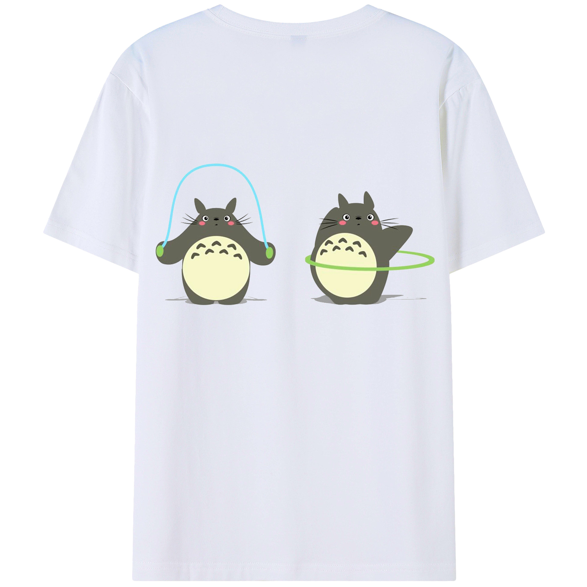 （画像用） となりのトトロ 草壁メイ 草壁サツキ My Neighbor Totoro Satsuki Kusakabe Mei Kusakabe レディース半袖Tシャツ(バックプリント)