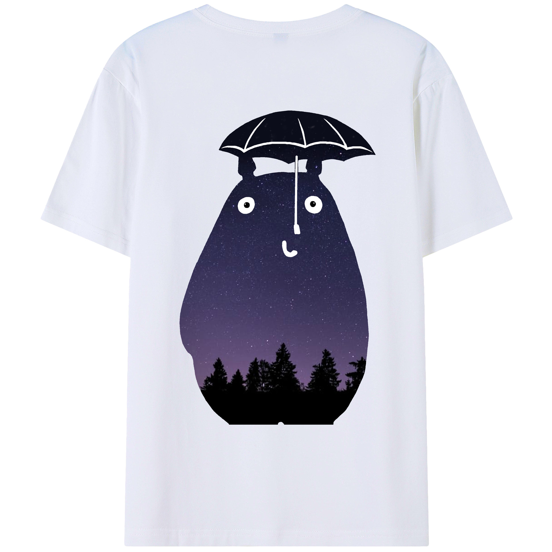 （画像用） となりのトトロ 草壁メイ 草壁サツキ My Neighbor Totoro Satsuki Kusakabe Mei Kusakabe レディース半袖Tシャツ(バックプリント)