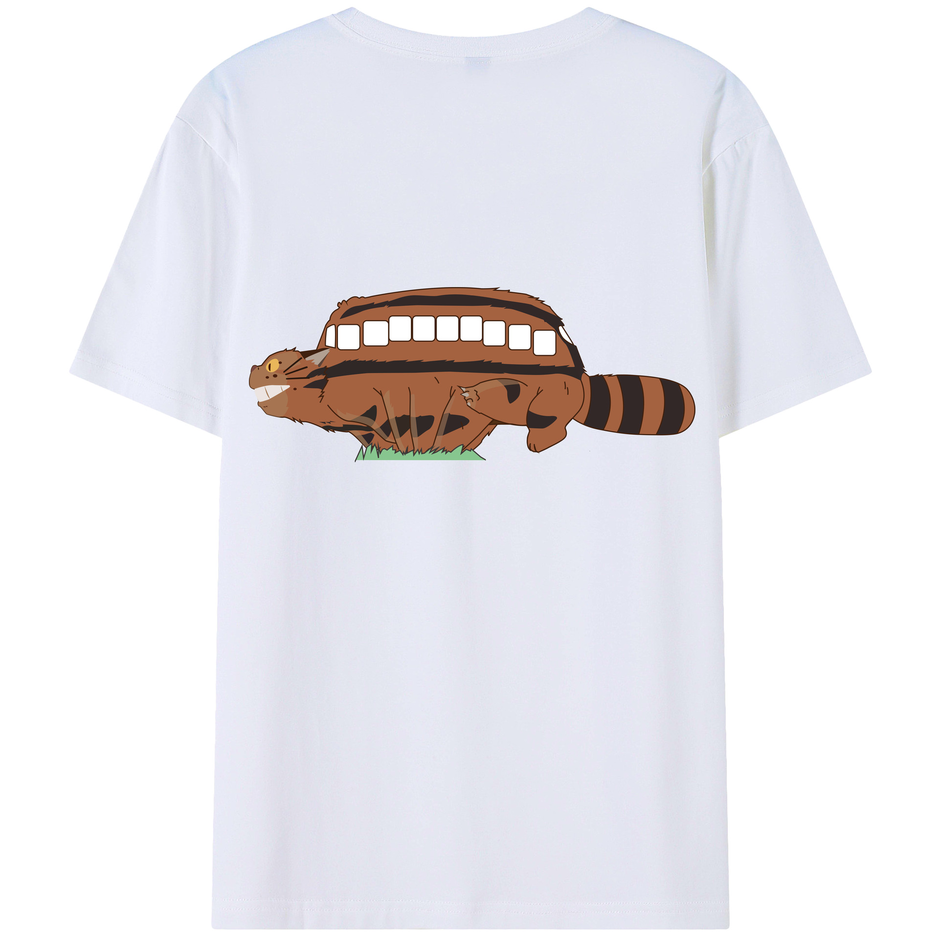 （画像用） となりのトトロ 草壁メイ 草壁サツキ My Neighbor Totoro Satsuki Kusakabe Mei Kusakabe レディース半袖Tシャツ(バックプリント)