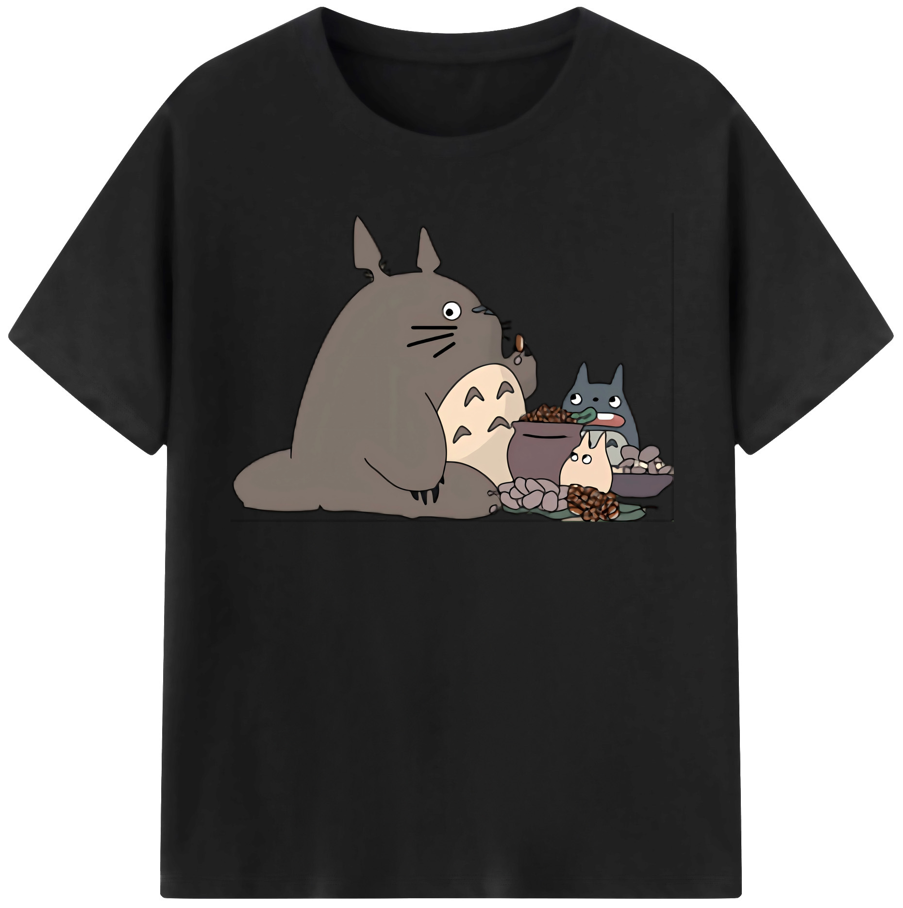 （画像用） となりのトトロ 草壁メイ 草壁サツキ My Neighbor Totoro Satsuki Kusakabe Mei Kusakabe レディースカジュアルプリントTシャツ（綿100％）