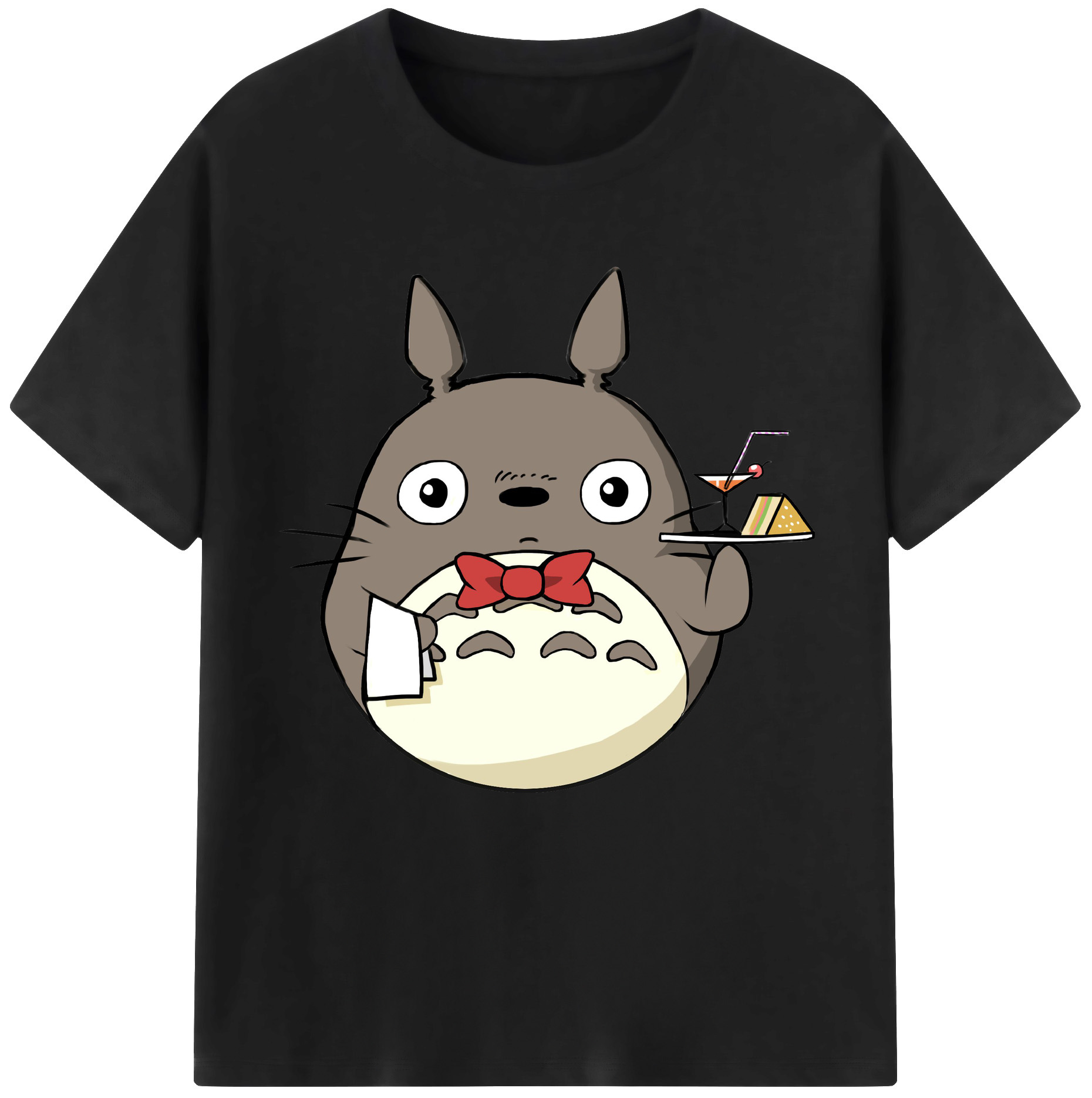 （画像用） となりのトトロ 草壁メイ 草壁サツキ My Neighbor Totoro Satsuki Kusakabe Mei Kusakabe レディースカジュアルプリントTシャツ（綿100％）