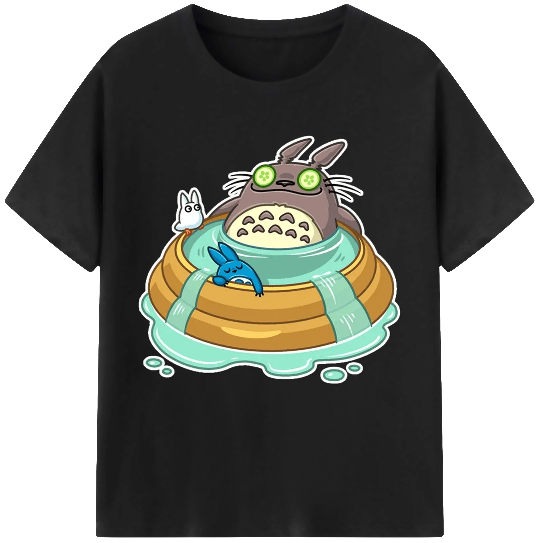 （画像用） となりのトトロ 草壁メイ 草壁サツキ My Neighbor Totoro Satsuki Kusakabe Mei Kusakabe レディースカジュアルプリントTシャツ（綿100％）