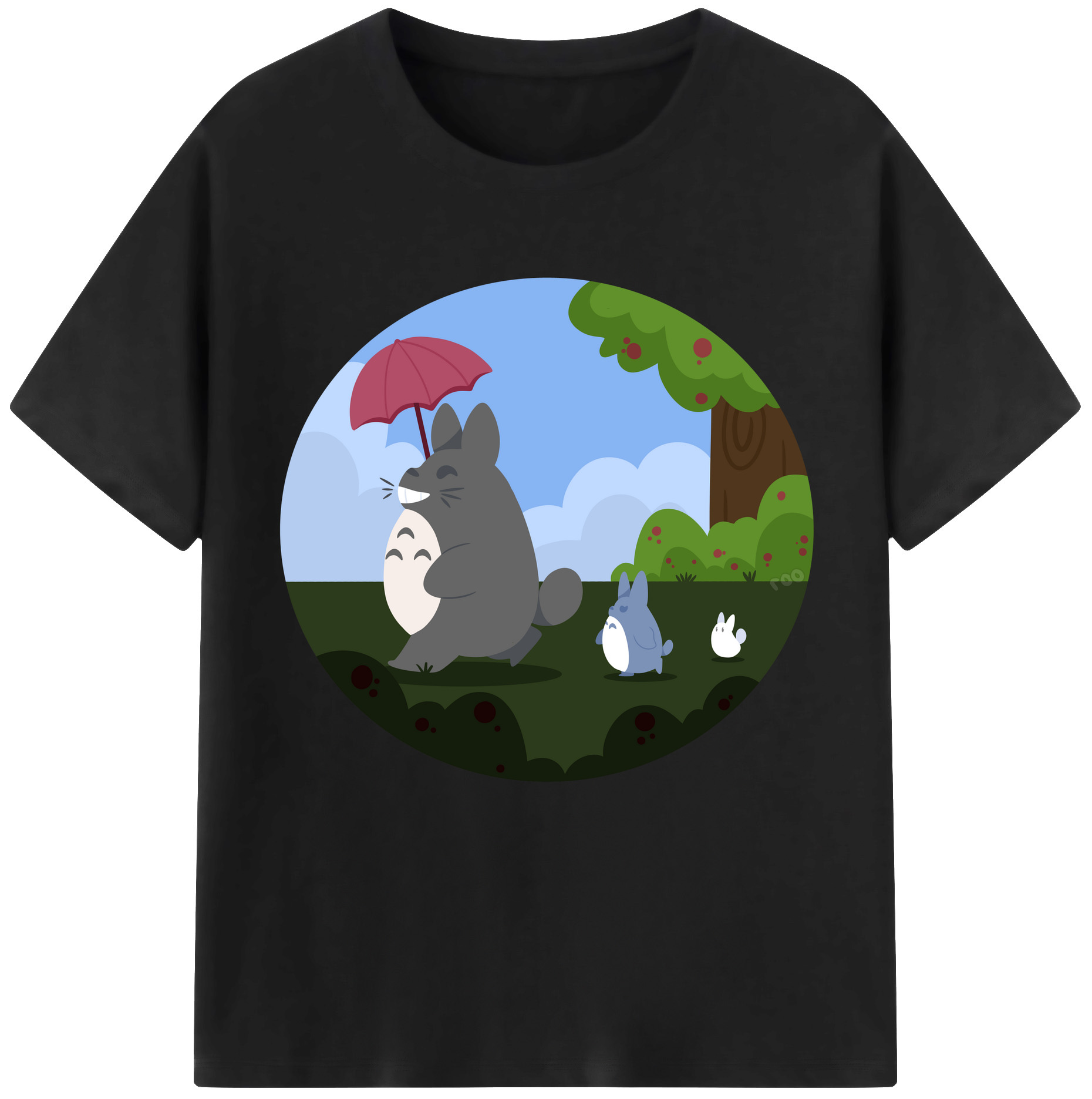 （画像用） となりのトトロ 草壁メイ 草壁サツキ My Neighbor Totoro Satsuki Kusakabe Mei Kusakabe レディースカジュアルプリントTシャツ（綿100％）