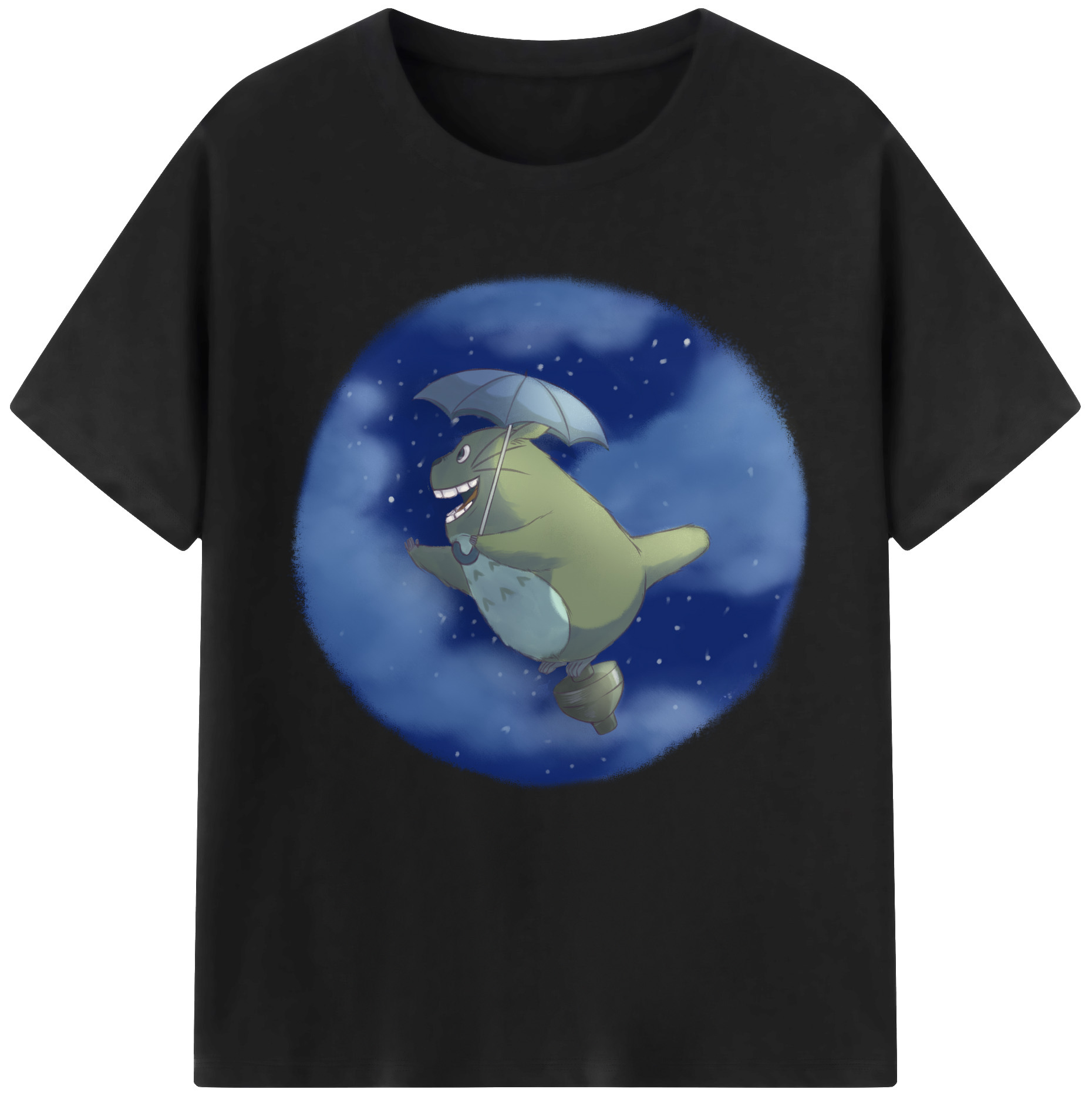（画像用） となりのトトロ 草壁メイ 草壁サツキ My Neighbor Totoro Satsuki Kusakabe Mei Kusakabe レディースカジュアルプリントTシャツ（綿100％）
