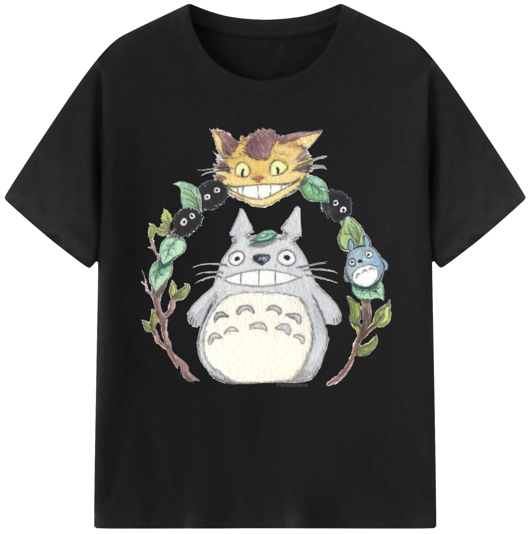 （画像用） となりのトトロ 草壁メイ 草壁サツキ My Neighbor Totoro Satsuki Kusakabe Mei Kusakabe レディースカジュアルプリントTシャツ（綿100％）