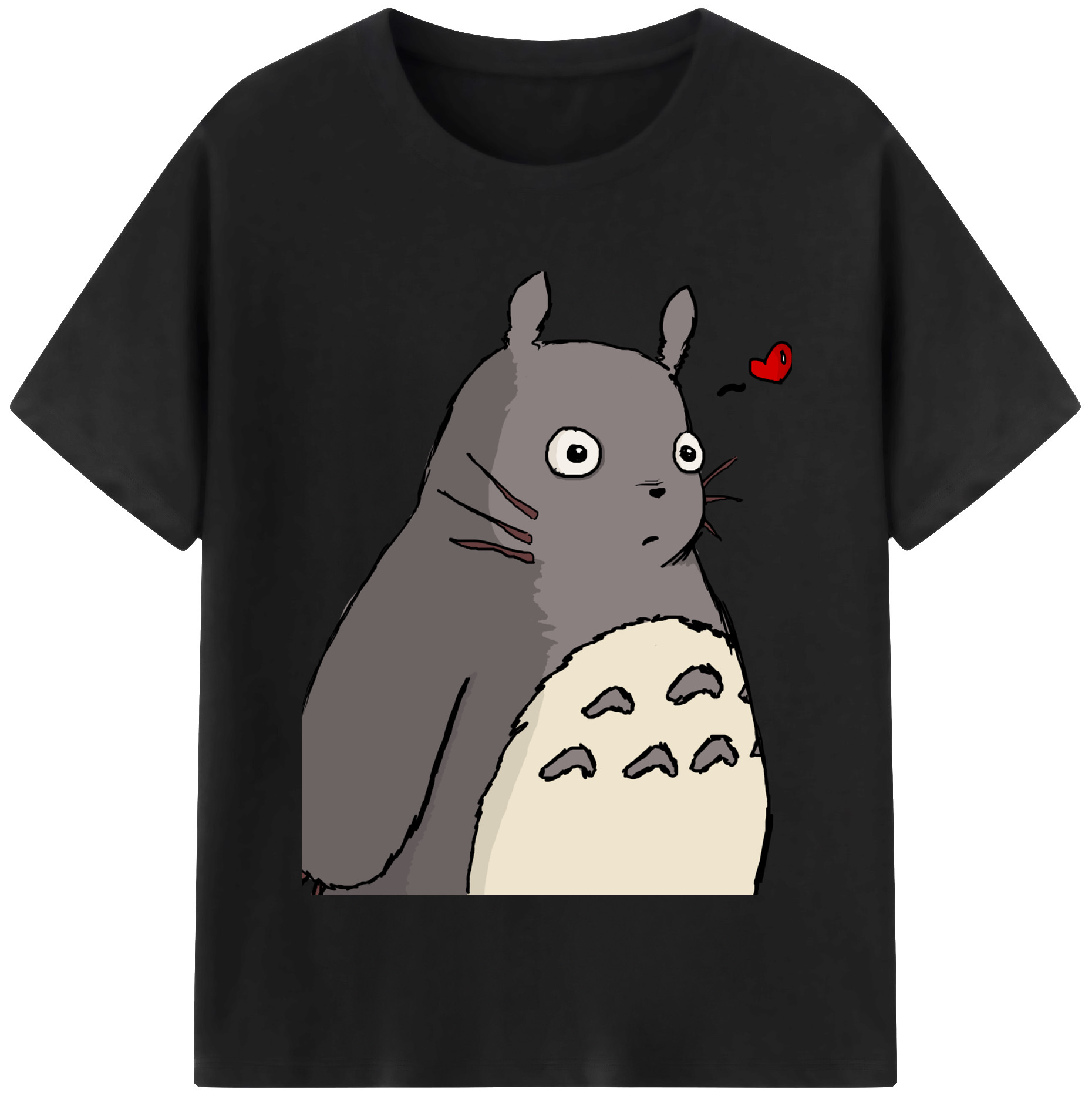 （画像用） となりのトトロ 草壁メイ 草壁サツキ My Neighbor Totoro Satsuki Kusakabe Mei Kusakabe レディースカジュアルプリントTシャツ（綿100％）