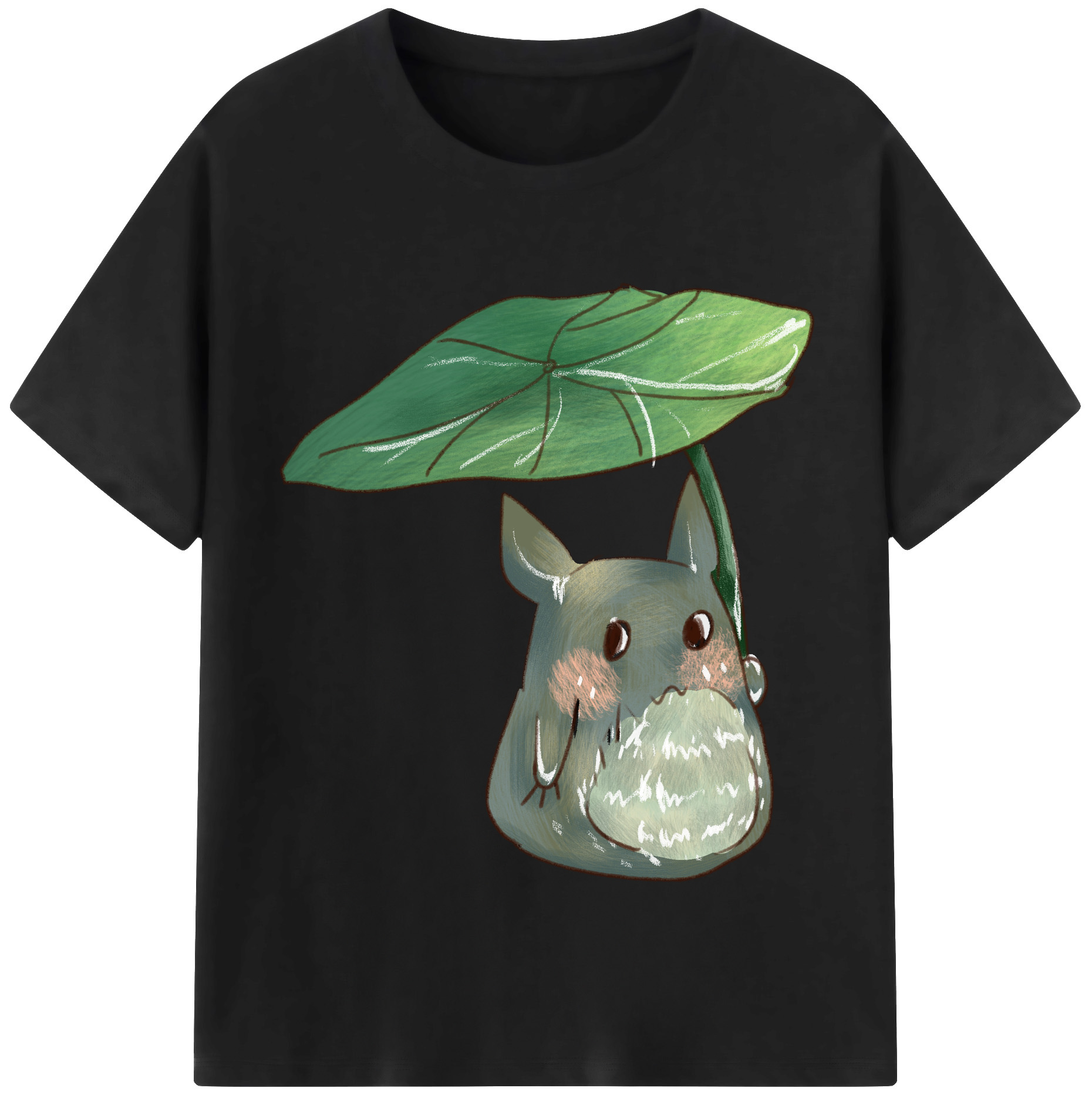 （画像用） となりのトトロ 草壁メイ 草壁サツキ My Neighbor Totoro Satsuki Kusakabe Mei Kusakabe レディースカジュアルプリントTシャツ（綿100％）