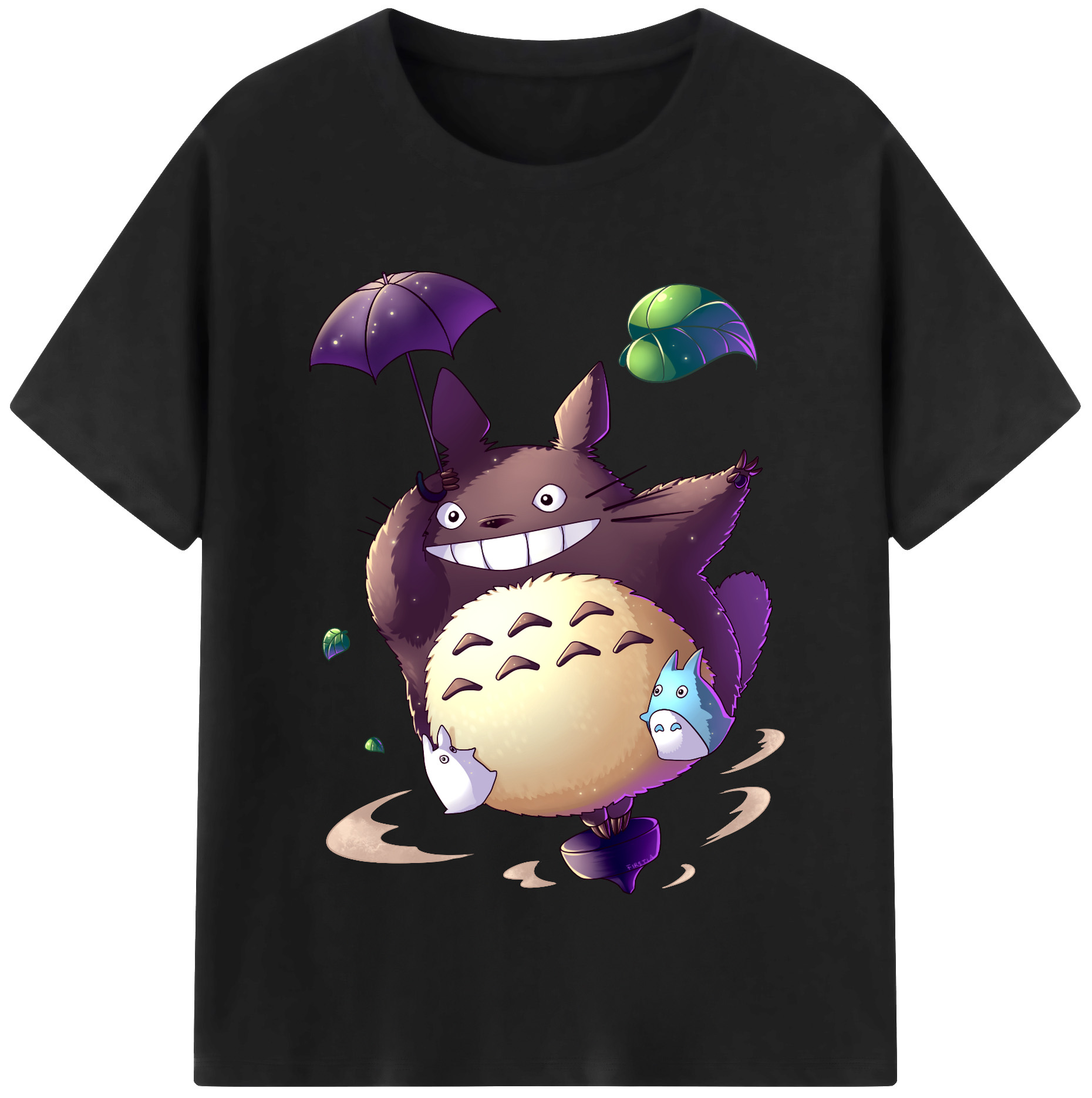（画像用） となりのトトロ 草壁メイ 草壁サツキ My Neighbor Totoro Satsuki Kusakabe Mei Kusakabe レディースカジュアルプリントTシャツ（綿100％）